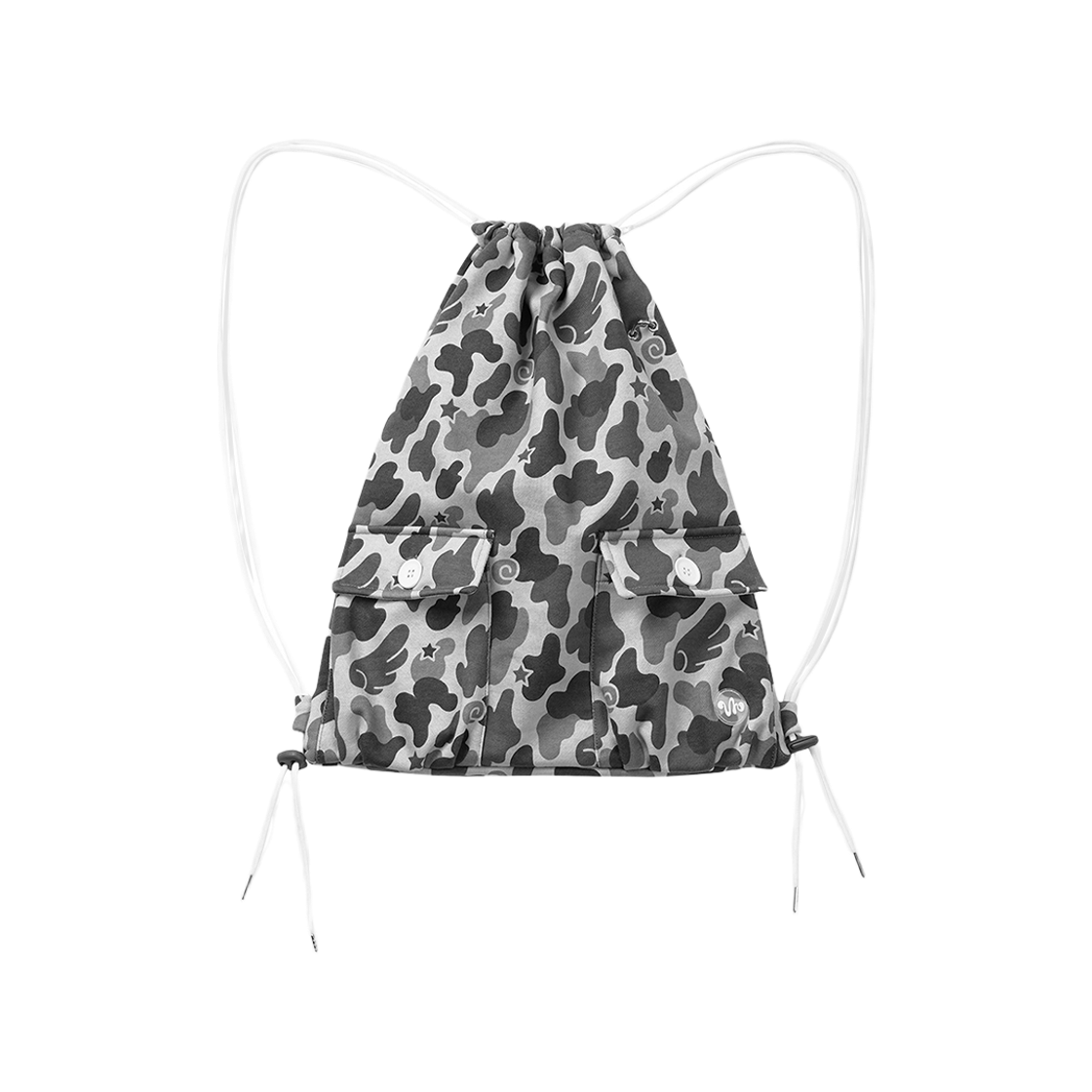 벤힛 엔젤 카모 짐색 차콜(venhit Angel Camo Gym Sack Charcoal)