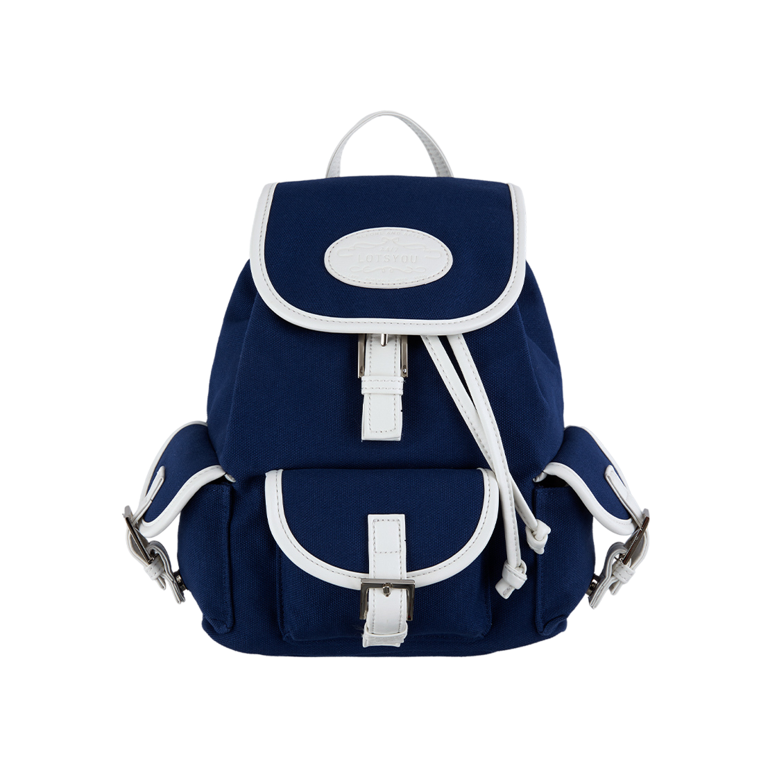 LOTI5BAW531ONY LOTS YOU Nostalgia Canvas Backpack Navy