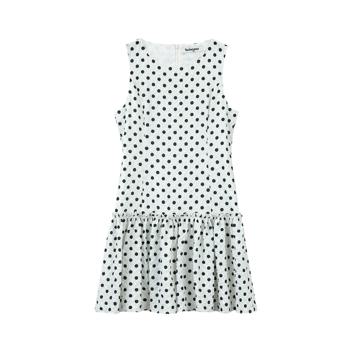 LOTI2OPW003WHT LOTS YOU Darlene Mini Dress White