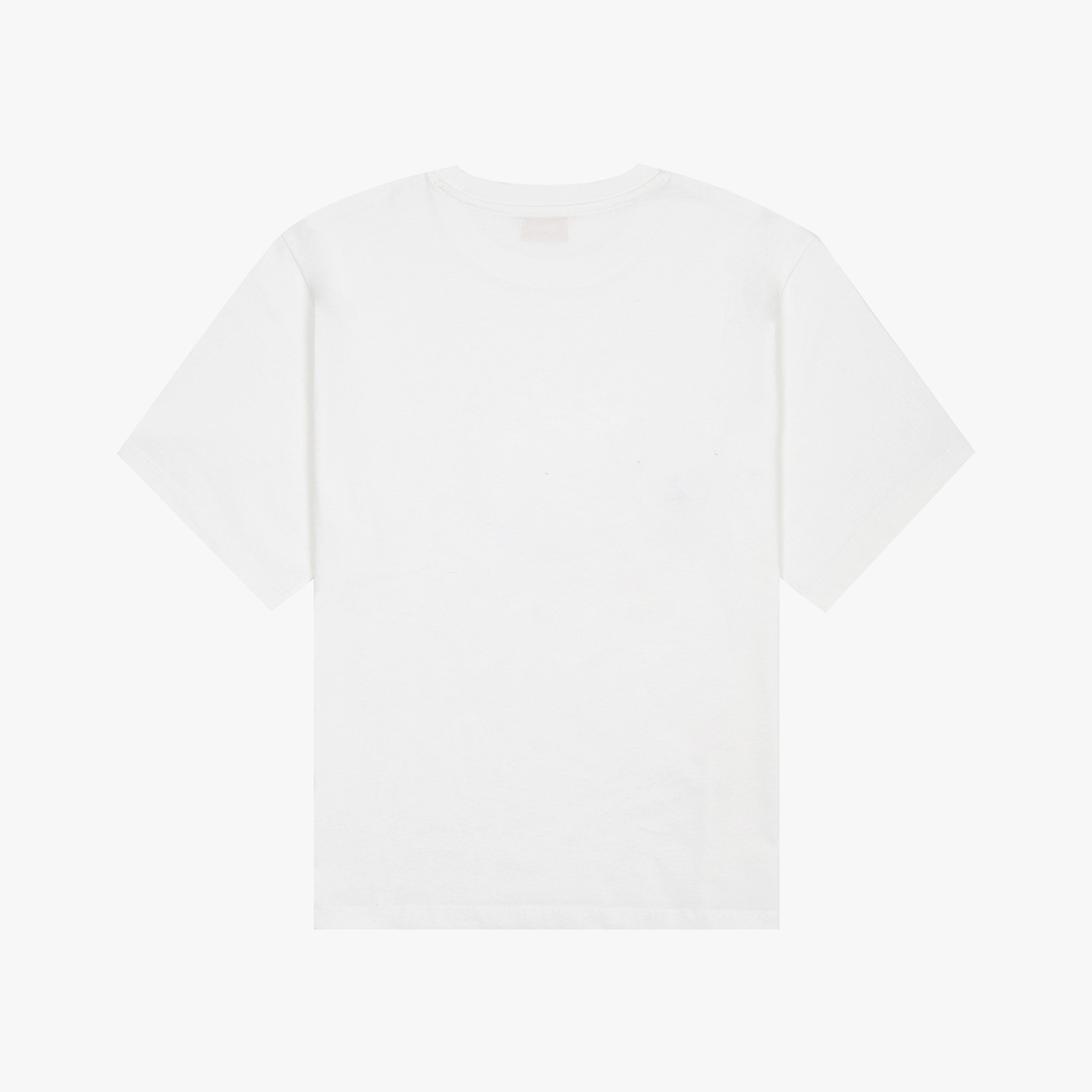 스트레인저 레귤러 핏 타일러 스카프 코튼 티셔츠 화이트(Stranger Regular Fit Tyler Scarf Cotton T-Shirt (White)) - 2