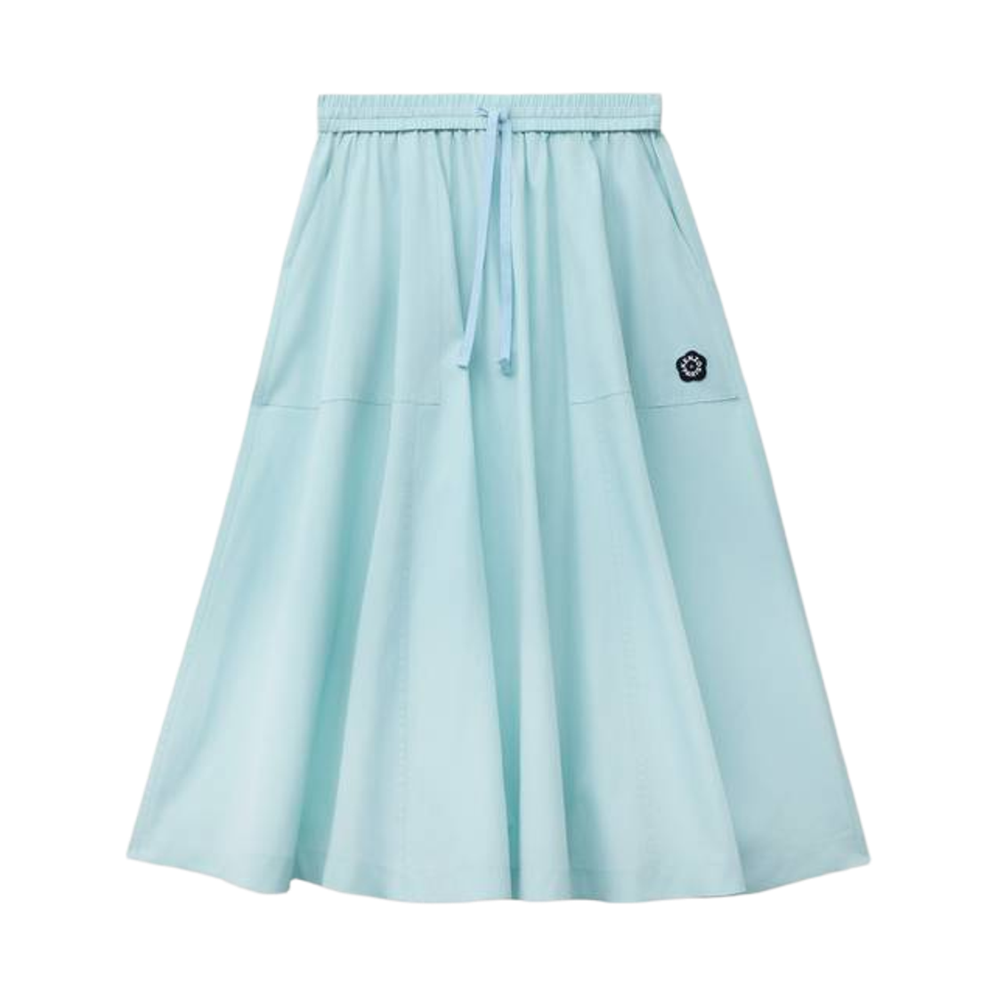 (W) 겐조 보케 플라워 2.0 미디 스커트 라이트 블루((W) Kenzo Boke Flower 2.0 Midi Skirt Light Blue)