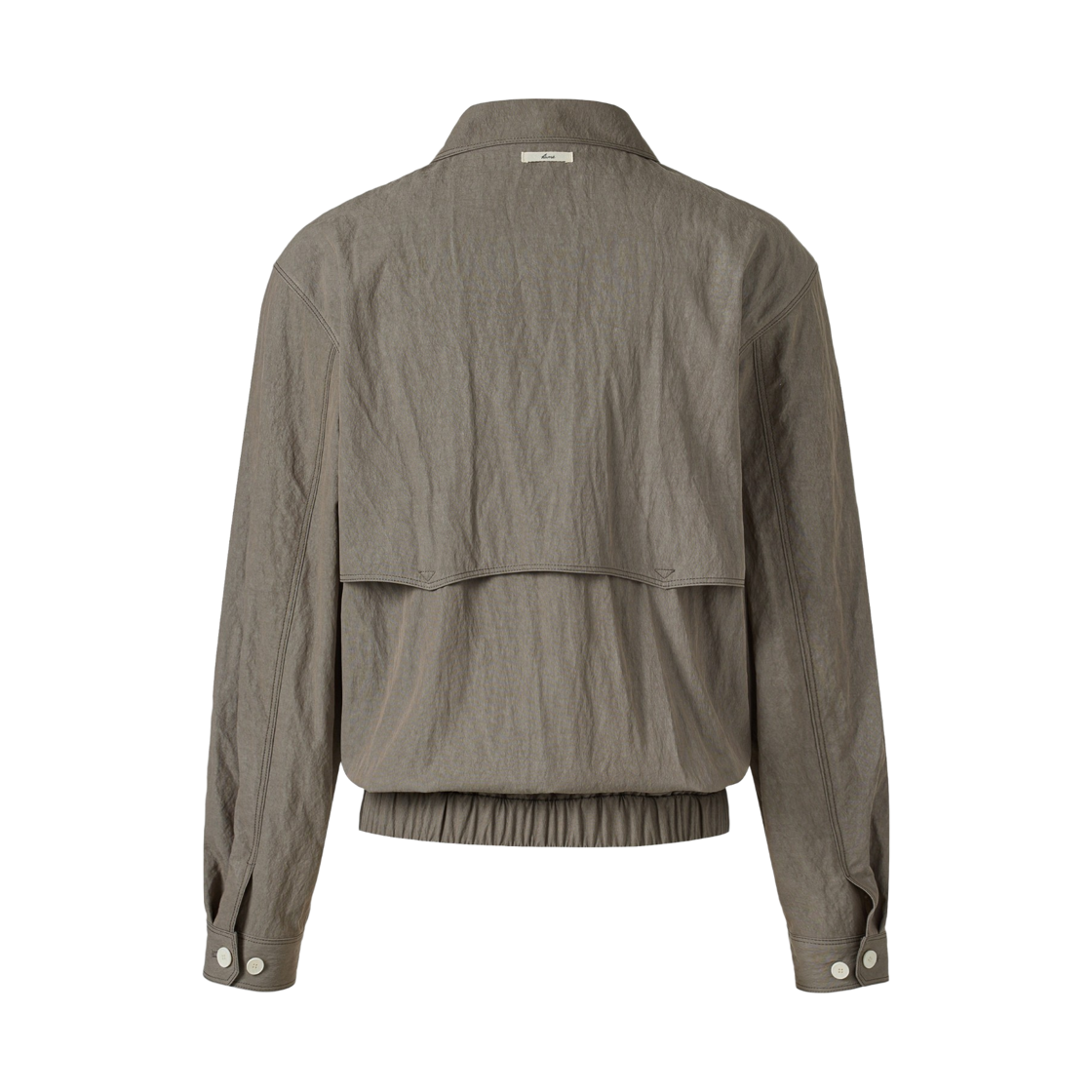 쿠메 캐주얼 버튼 블루종 그레이(KUME Casual Button Blouson - Gray) - 2