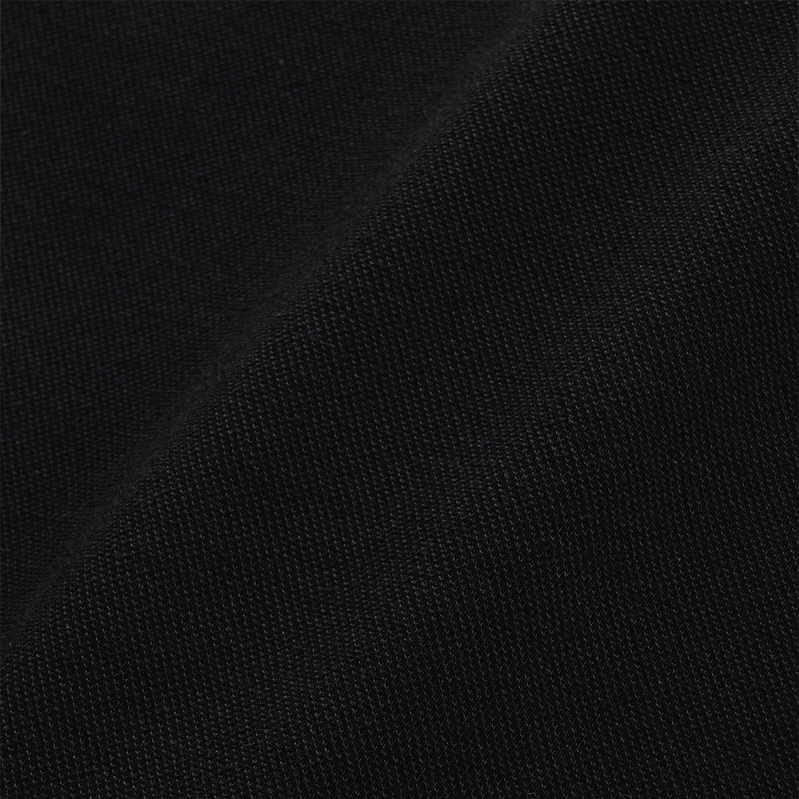 스트레인저 레귤러 핏 실켓 코튼 폴로 셔츠 블랙(Stranger Regular Fit Silket Cotton Polo Shirt (Black)) - 4