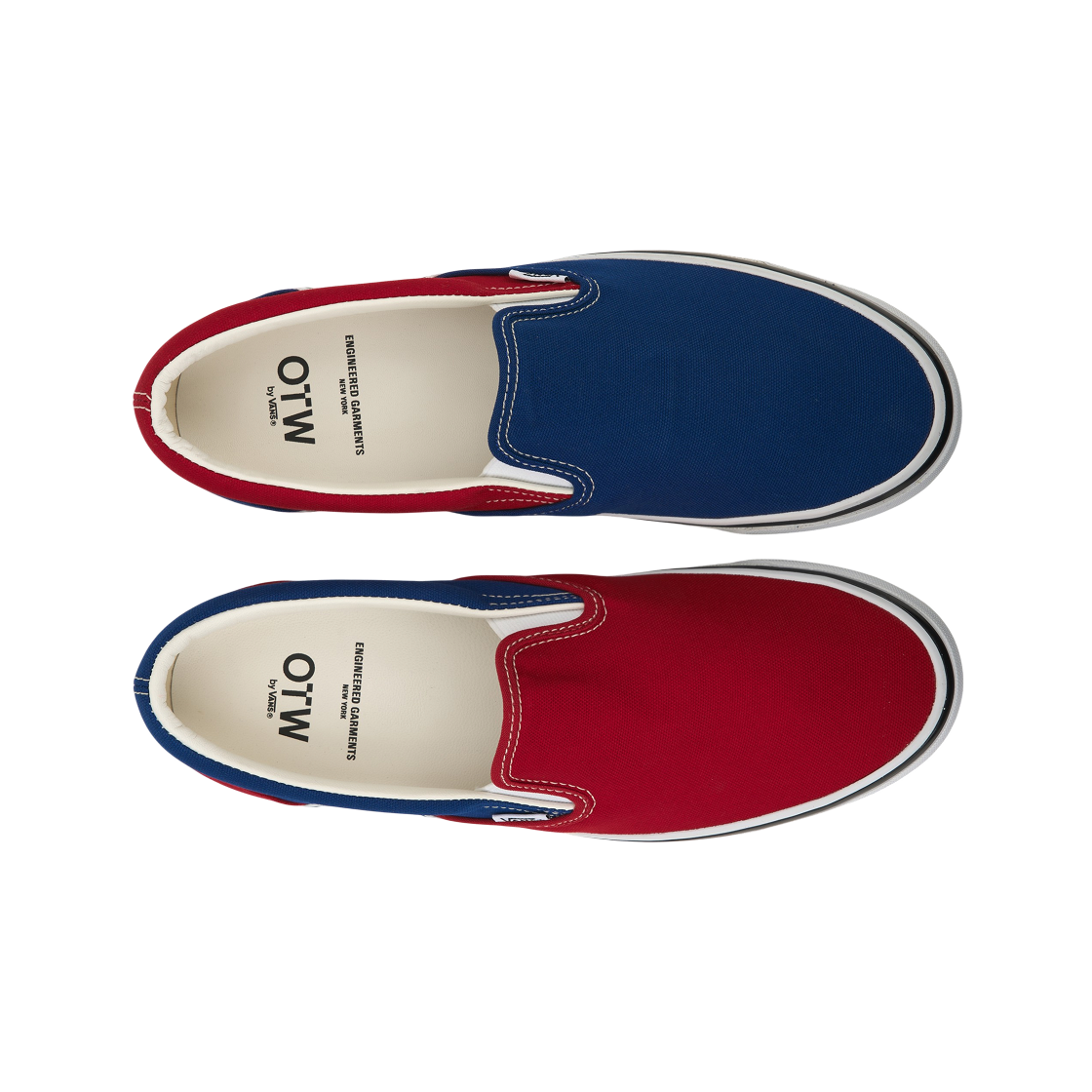 반스 x 엔지니어드 가먼츠 클래식 슬립온 98 레드(Vans x Engineered Garments Classic Slip-On 98 Red) - 5