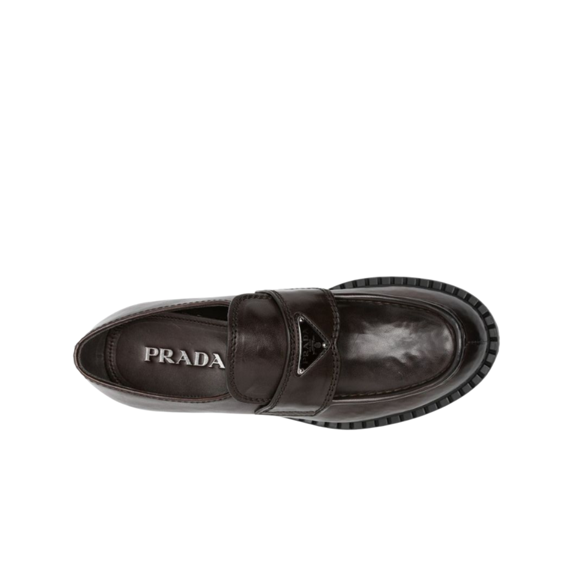 프라다 초콜릿 레더 로퍼 브라운(Prada Chocolate Leather Loafers Brown) - 2