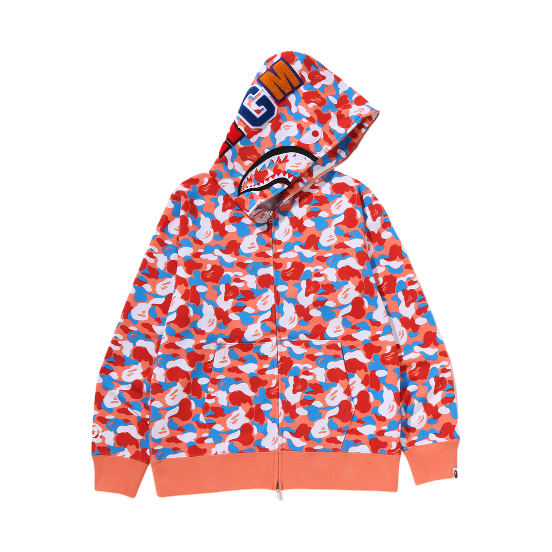 - BAPE Shark Full Zip Hoodie Multi - Fukuoka Store Exclusive
