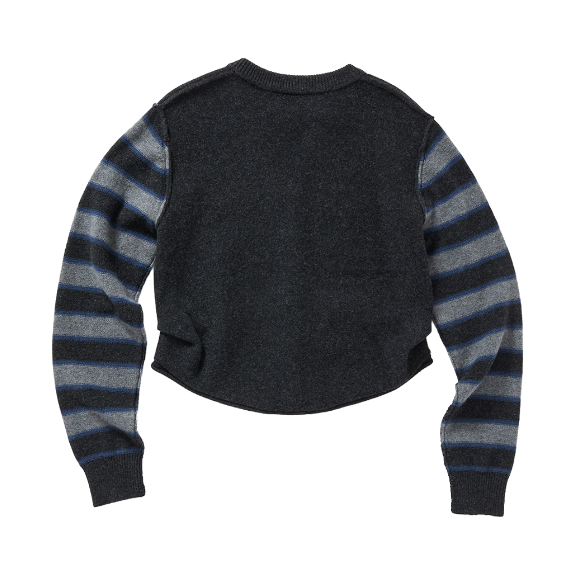 퍼버즈 우먼 사이드 턱 니트 가디건 믹스 - 26FW(Perverze Women Side Tuck Knit Cardigan Mix - 26FW) - 2