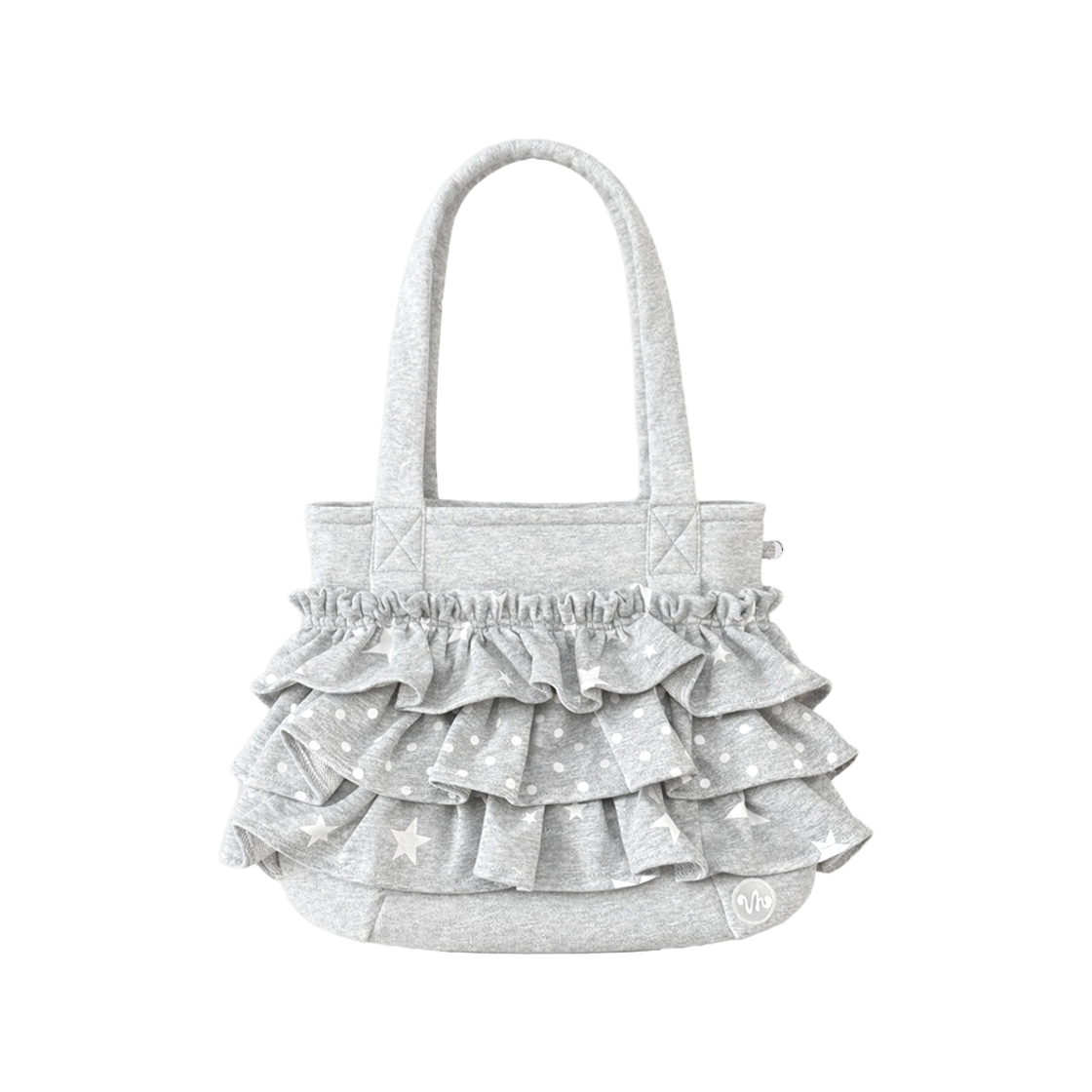 벤힛 스타 도트 프릴 숄더백 그레이(venhit Star Dot Frill Shoulder Bag Grey) - 1