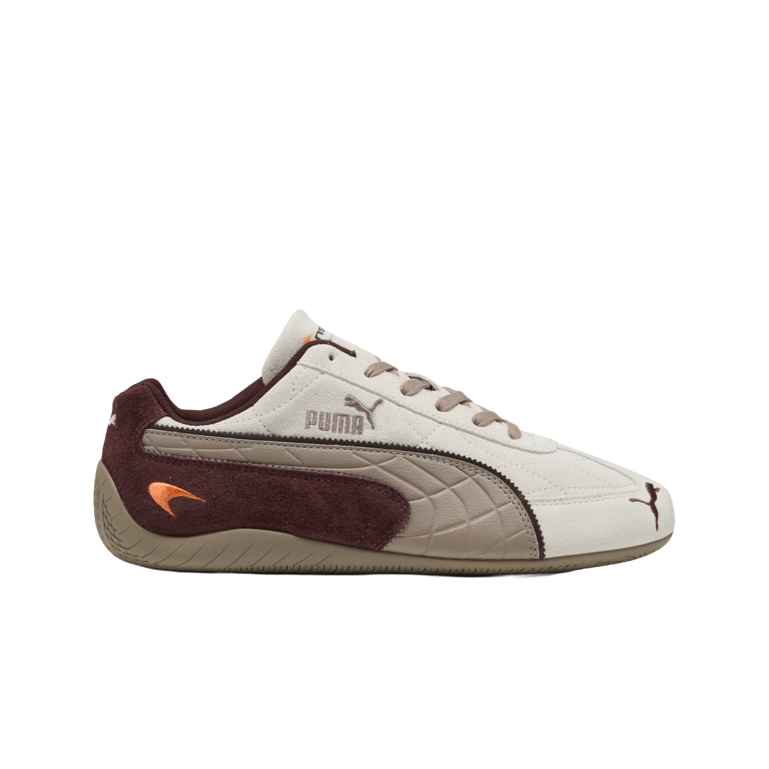 맥라렌 x 푸마 레이싱 스피드캣 스니커즈 알파인 스노우 초콜릿 퐁듀(McLaren x Puma Racing Speedcat Sneakers Alpine Snow Chocolate Fondue) - 1