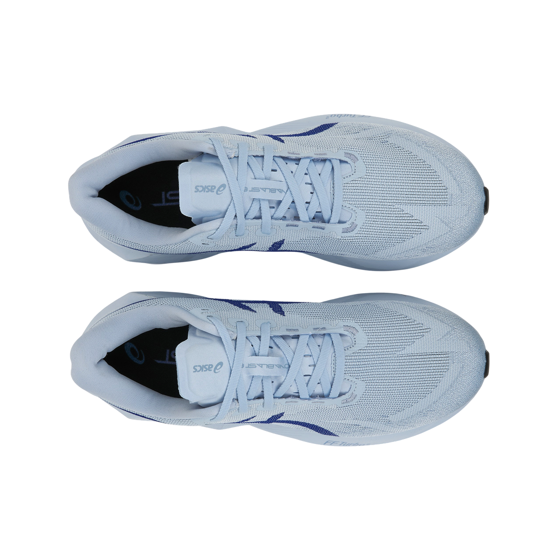 아식스 노바블라스트 6 솔리드 에어 프루시안 블루 - 2E 와이드(Asics Novablast 6 Solid Air Prussian Blue - 2E Wide) - 5