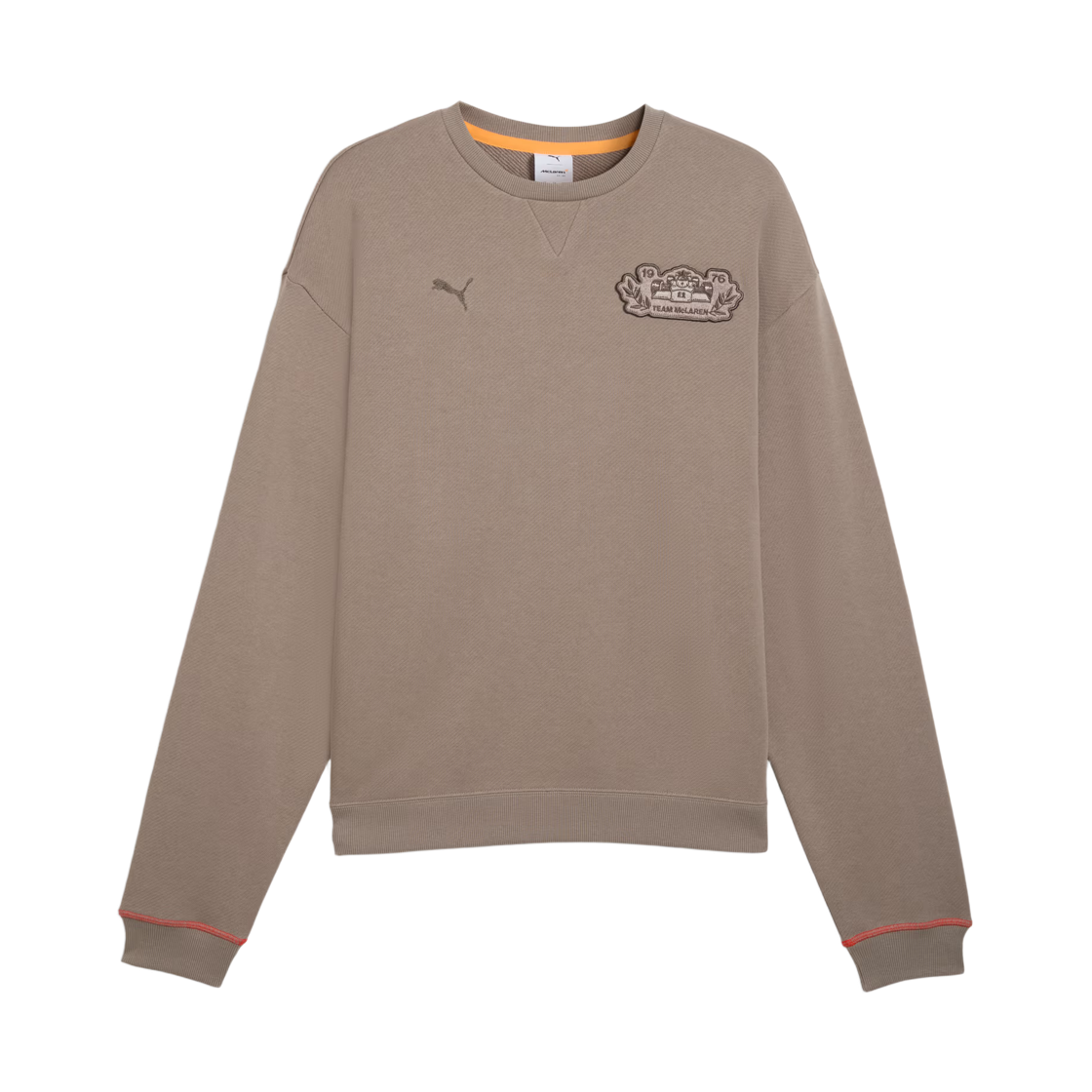맥라렌 x 푸마 레이싱 크루 스웨트셔츠 마우스 그레이(McLaren x Puma Racing Crew Sweatshirt Mouse Gray) - 1