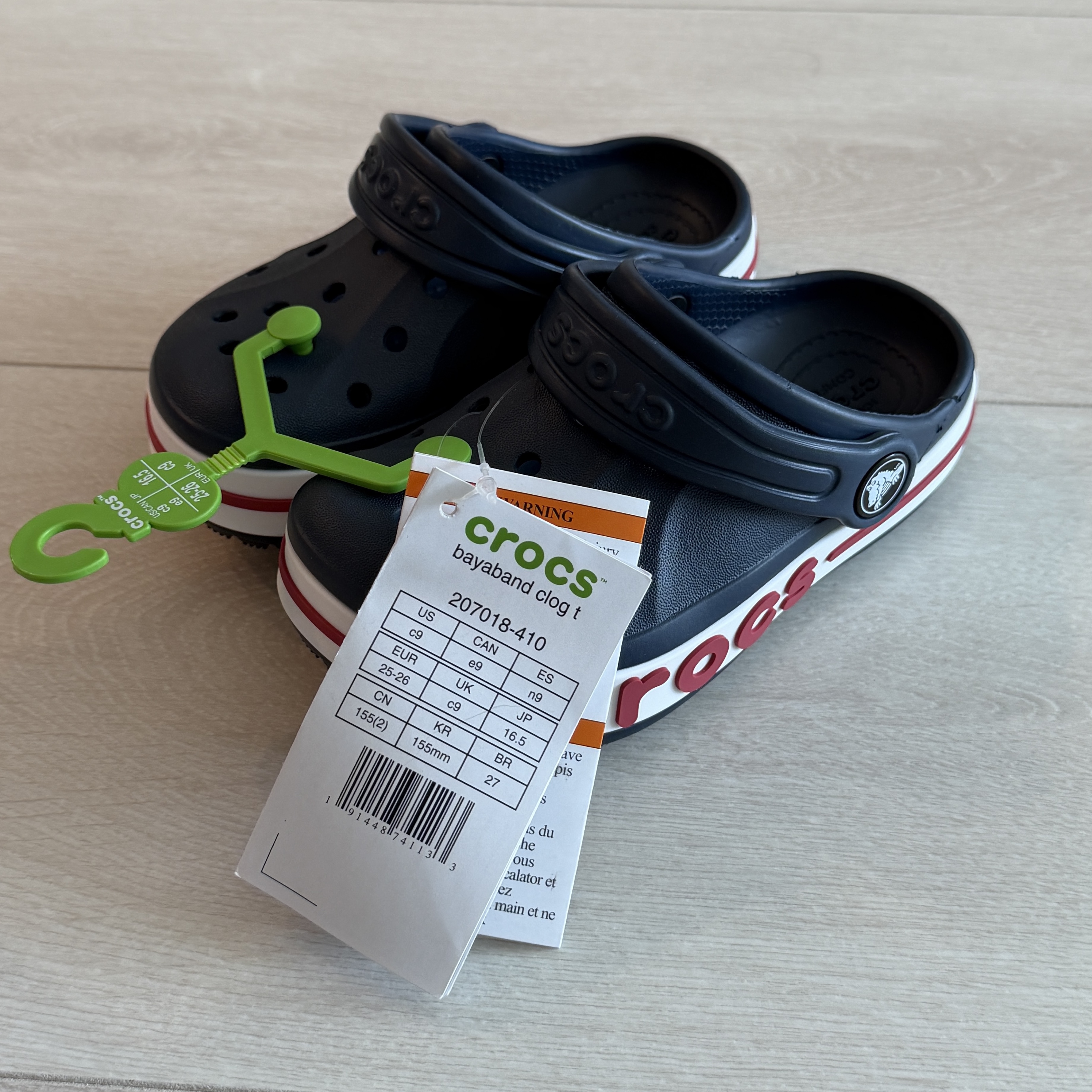 (TD) Crocs Bayaband Clog Navy 착용 스타일