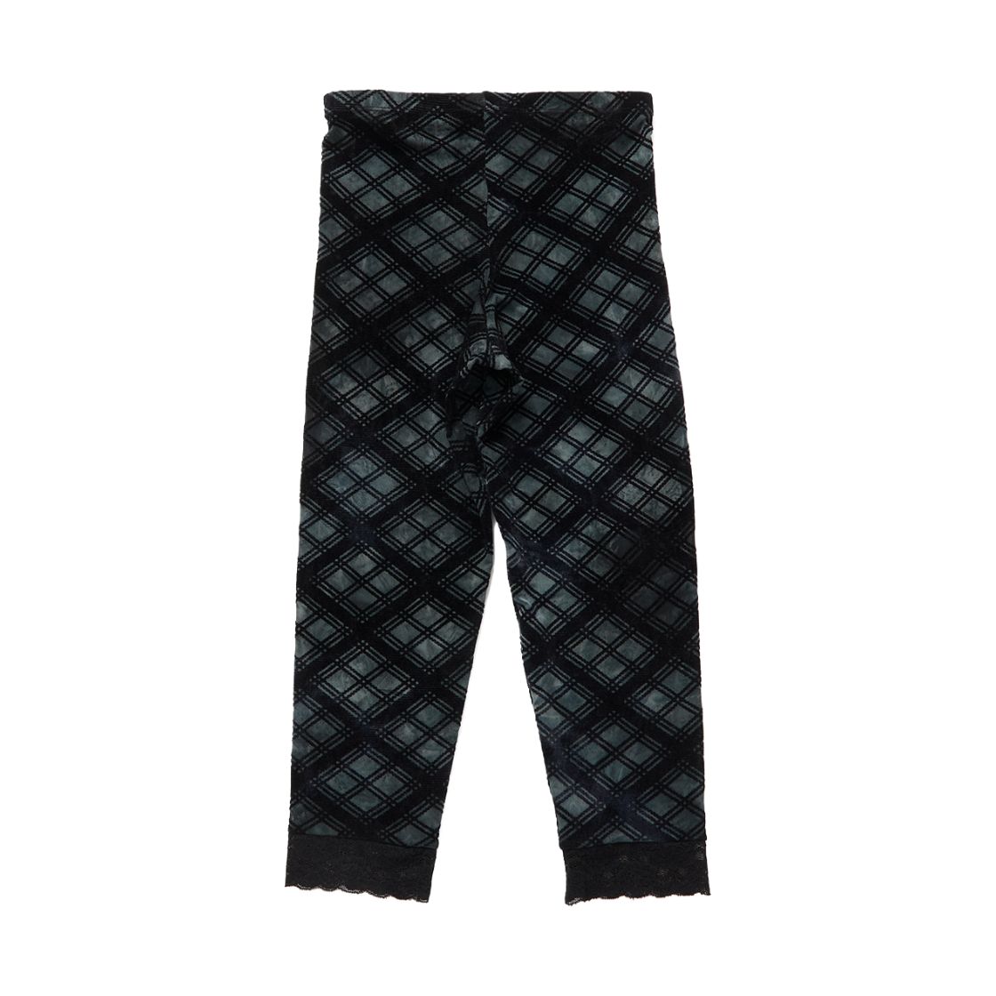 퍼버즈 우먼 레이스 트림 미드 카프 쇼츠 블랙 - 26FW(Perverze Women Lace Trim Mid Calf Shorts Black - 26FW) - 2