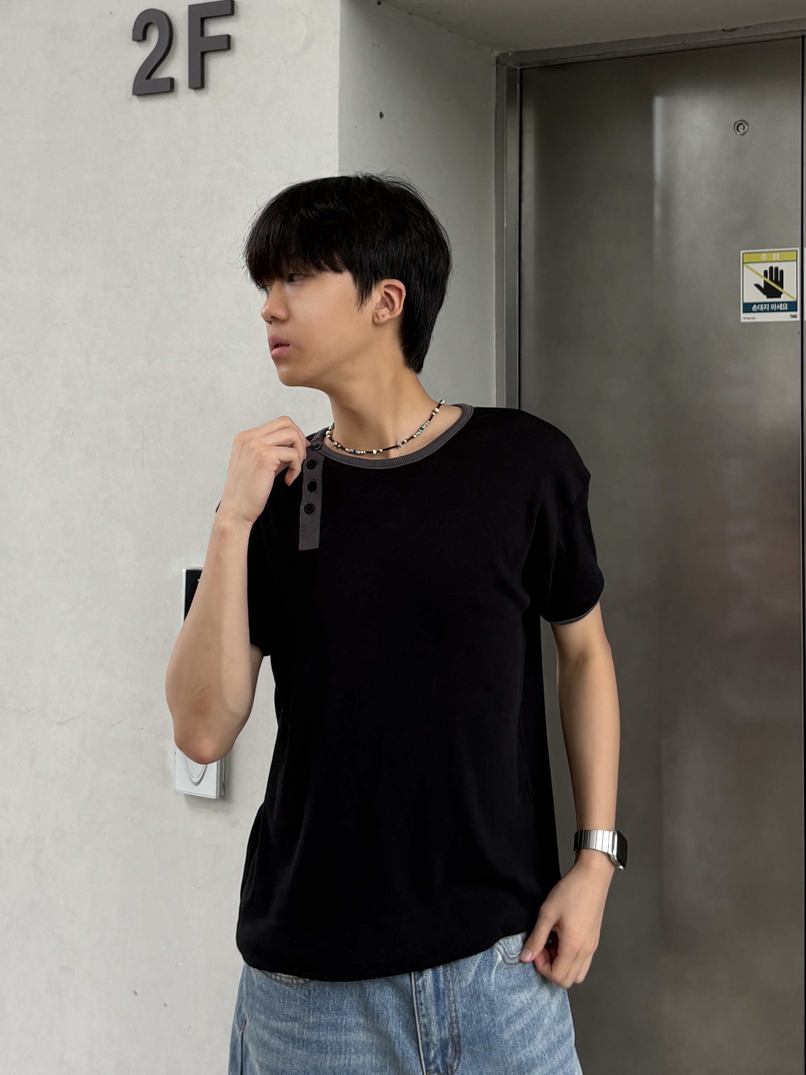 Dr. Martens 1461 Smooth Black 착용 스타일 - 7