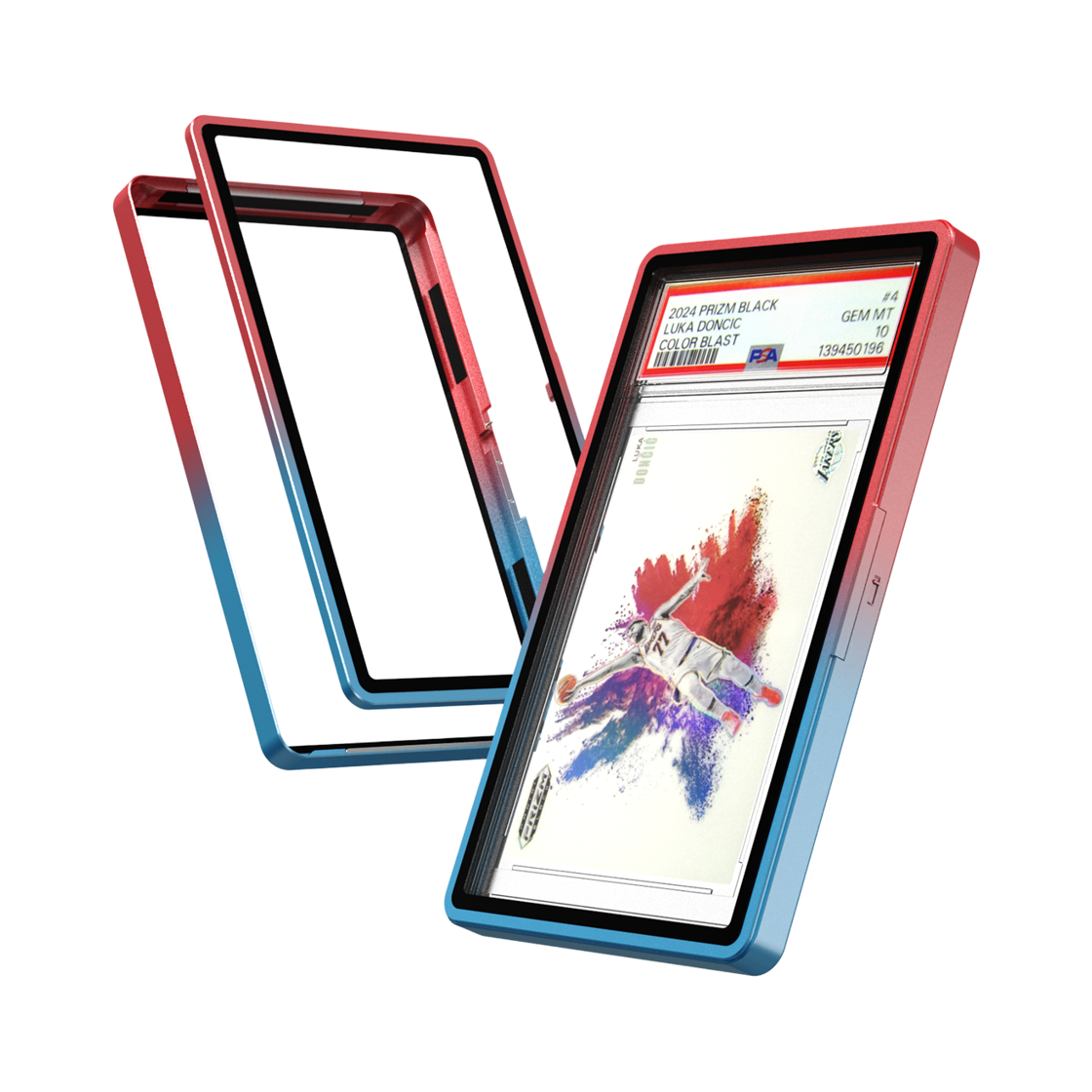 파브 PSA등급 그라데이션 스냅케이스 35PT 블루레드(PA:V PSA Gradient Snap Case 35PT, Blue Red)