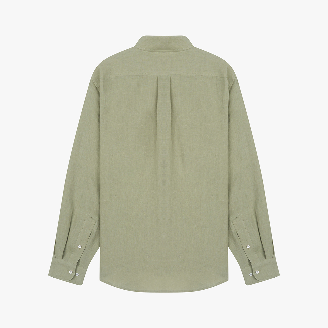 스트레인저 레귤러 핏 플레인 린넨 셔츠 라이트 그린(Stranger Regular Fit Plain Linen Shirt (Light Green)) - 2