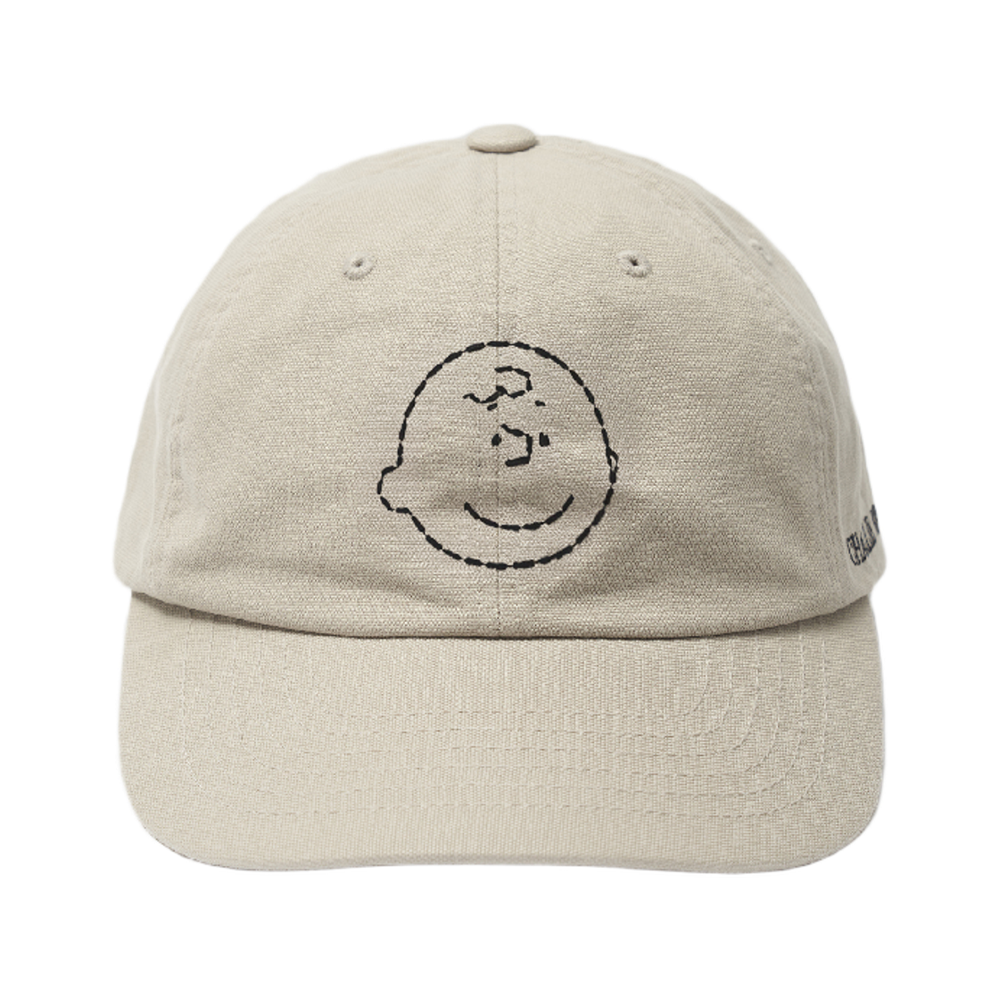 파르벵 x 피너츠 찰리 브라운 스티치 볼캡_페일 베이지(FARVEN x PEANUTS Charlie Brown Stitch Ball Cap_Pale Beige)