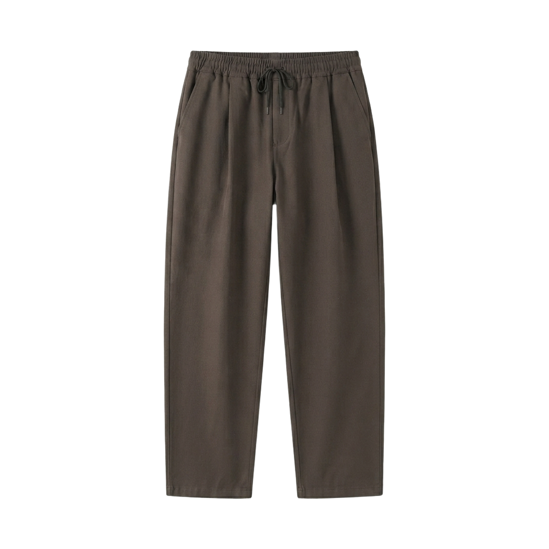 GC3930-카키 GCLIP Bonding Fleece Banding Pintuck Semi-Wide Cotton Pants Khaki