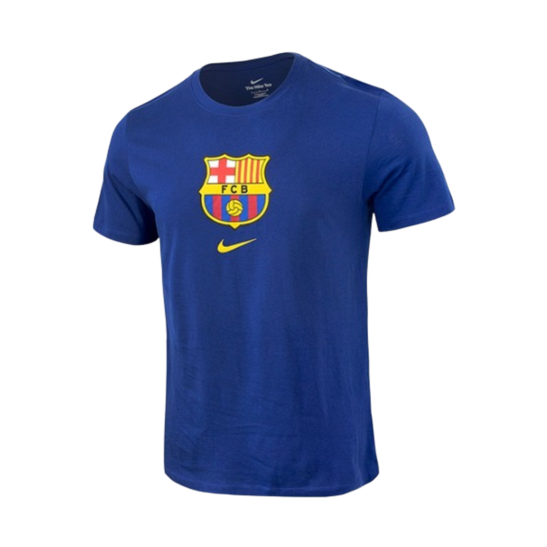 IM1659-455 Nike FC Barcelona Football T-Shirt Deep Royal Blue (IM1659-455) (Non Marking Ver.)