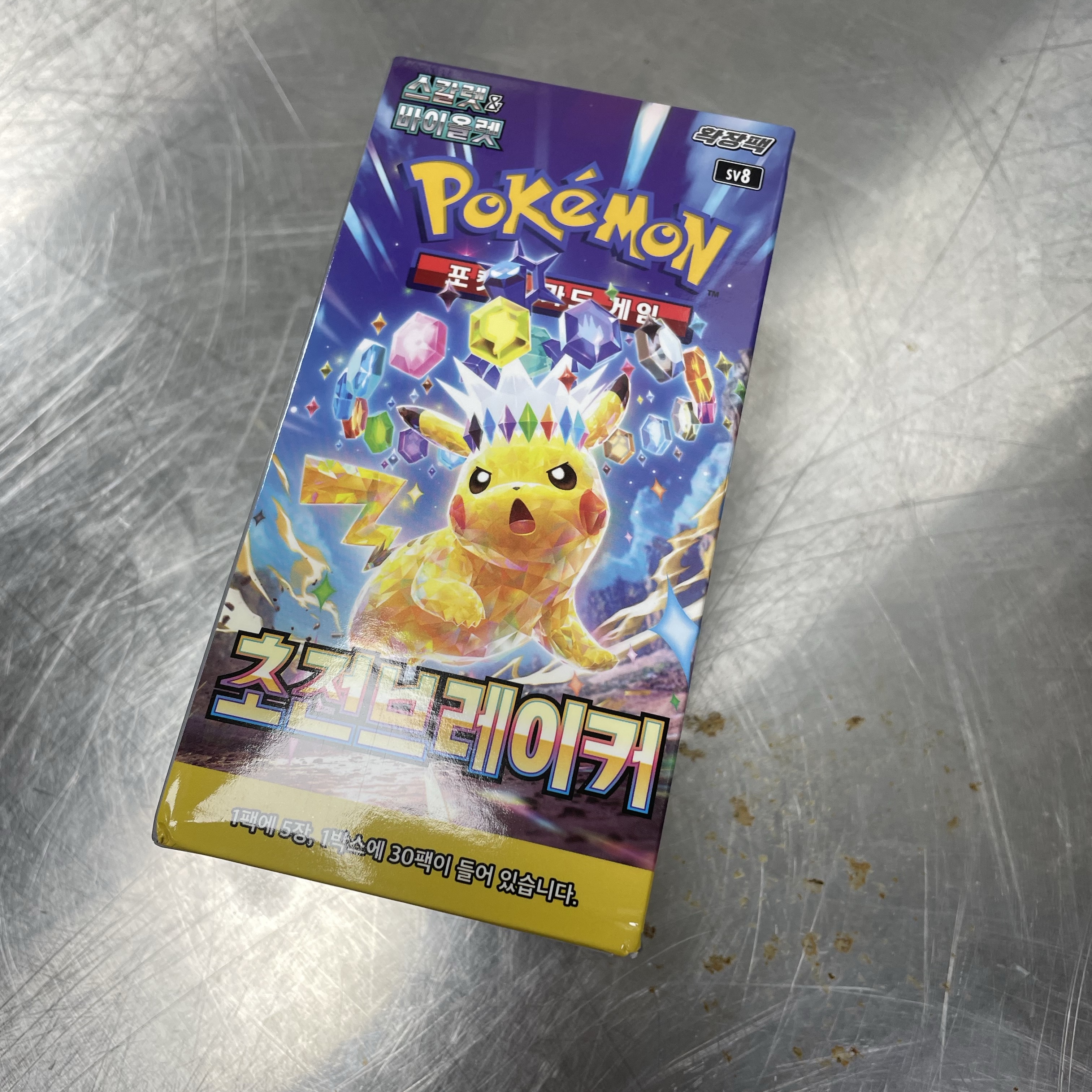 Pokemon TCG Scarlet & Violet Expansion Pack Surging Sparks Box (Pack of 30) 착용 스타일