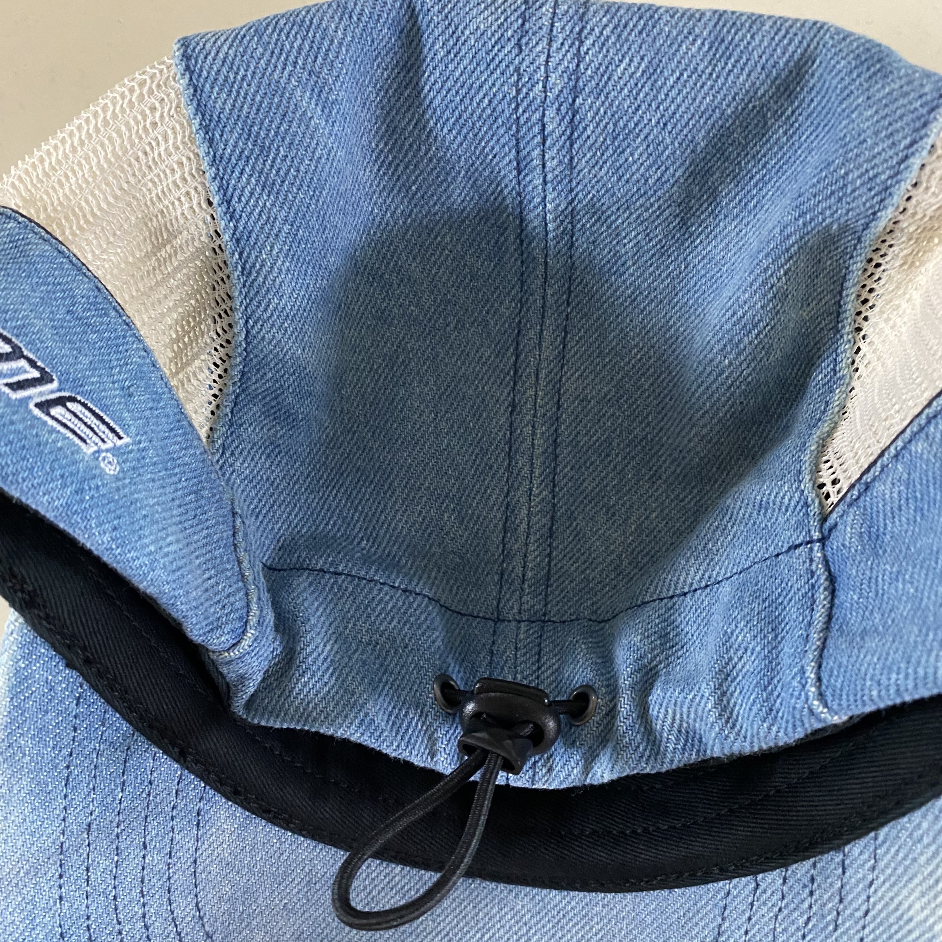 Supreme Side Mesh Piping Camp Cap Denim - 26SS 착용 스타일 - 7
