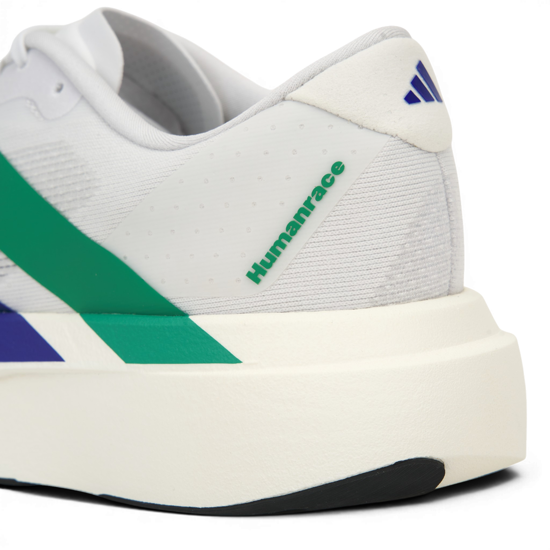 아디다스 x 퍼렐 윌리엄스 휴먼레이스 아디제로 아디오스 EVO SL 클라우드 화이트 세미 코트 그린(Adidas x Pharrell Williams Humanrace Adizero Adios EVO SL Cloud White Semi Court Green) - 8