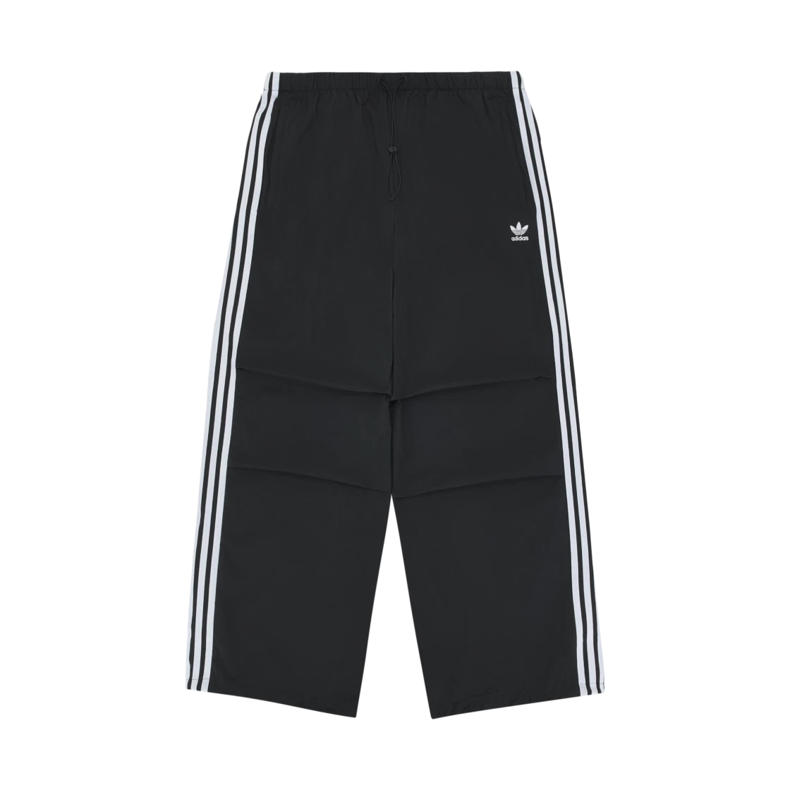 Adidas (W) Adidas 3-Stripes Woven Parachute Pants Black - KR Sizing · S