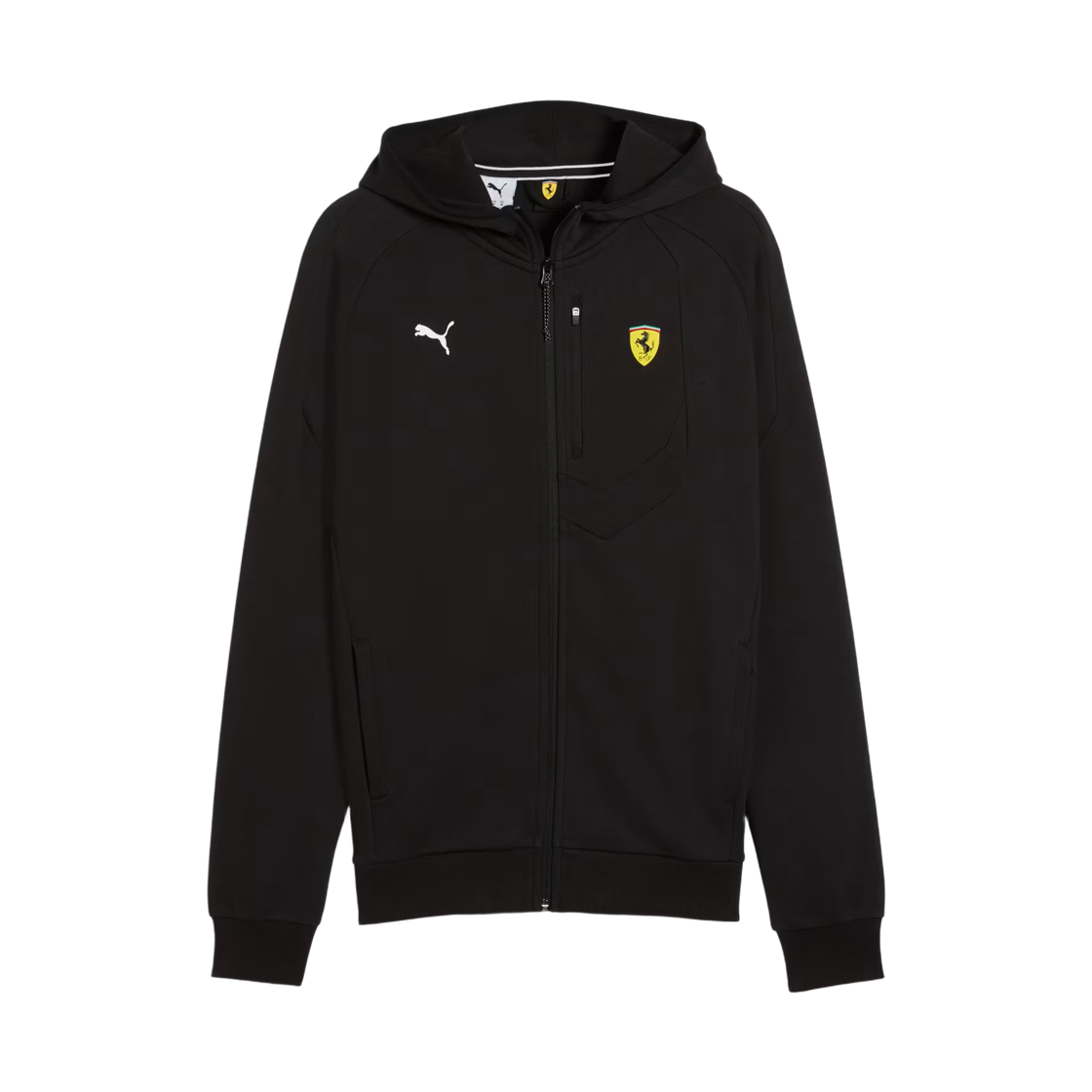 스쿠데리아 페라리 x 푸마 후드 자켓 블랙(Scuderia Ferrari x Puma Hooded Jacket Black) - 1