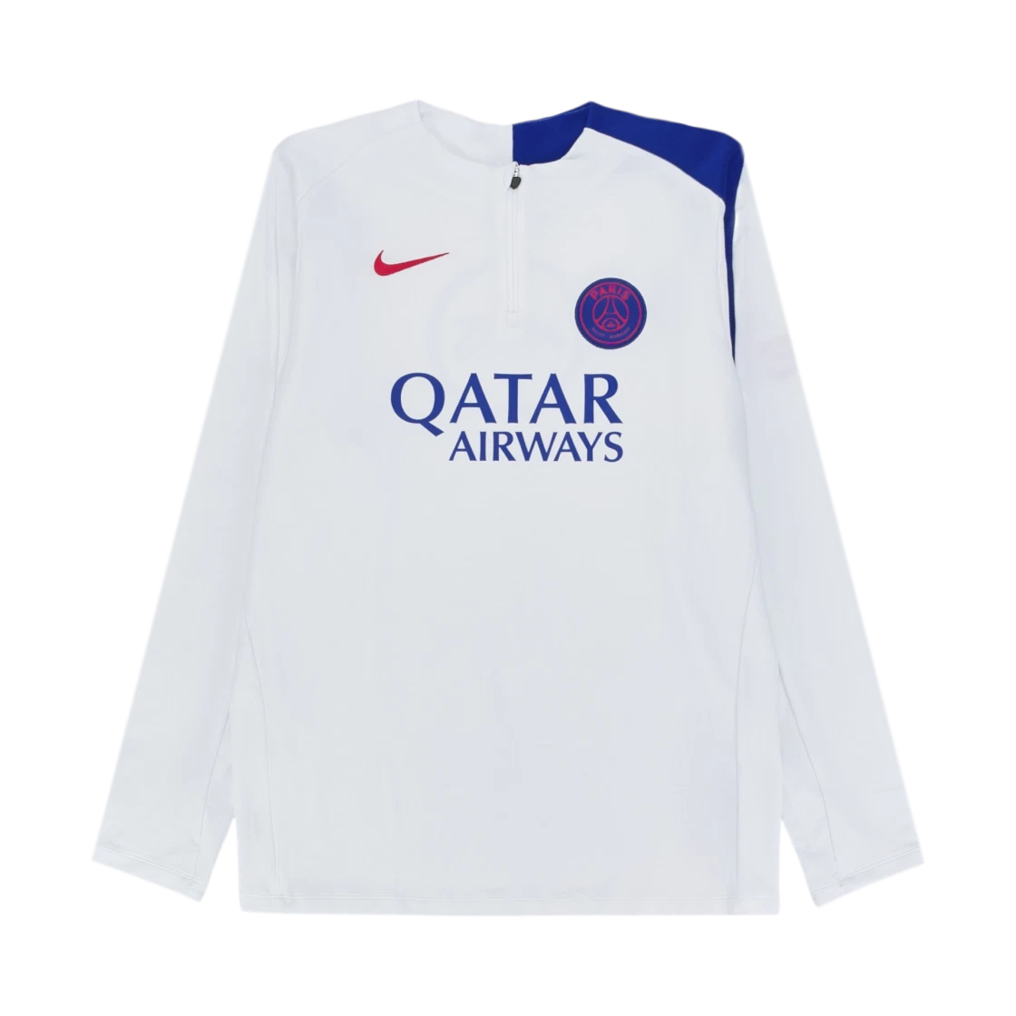 Nike Nike Paris Saint-Germain Strike Third Dri-Fit Total 90 Football Knit Drill Top White Hyper Royal (Non Marking Ver.) · L