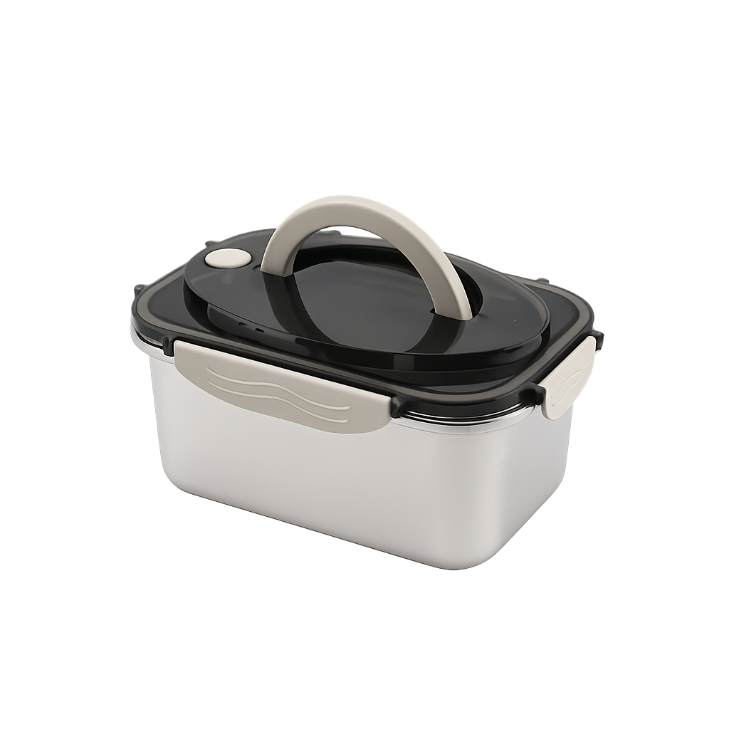 로시 렌지스텐 밀폐용기 2100ml(Rossi Range‑Stainless Airtight Container 2100ml)