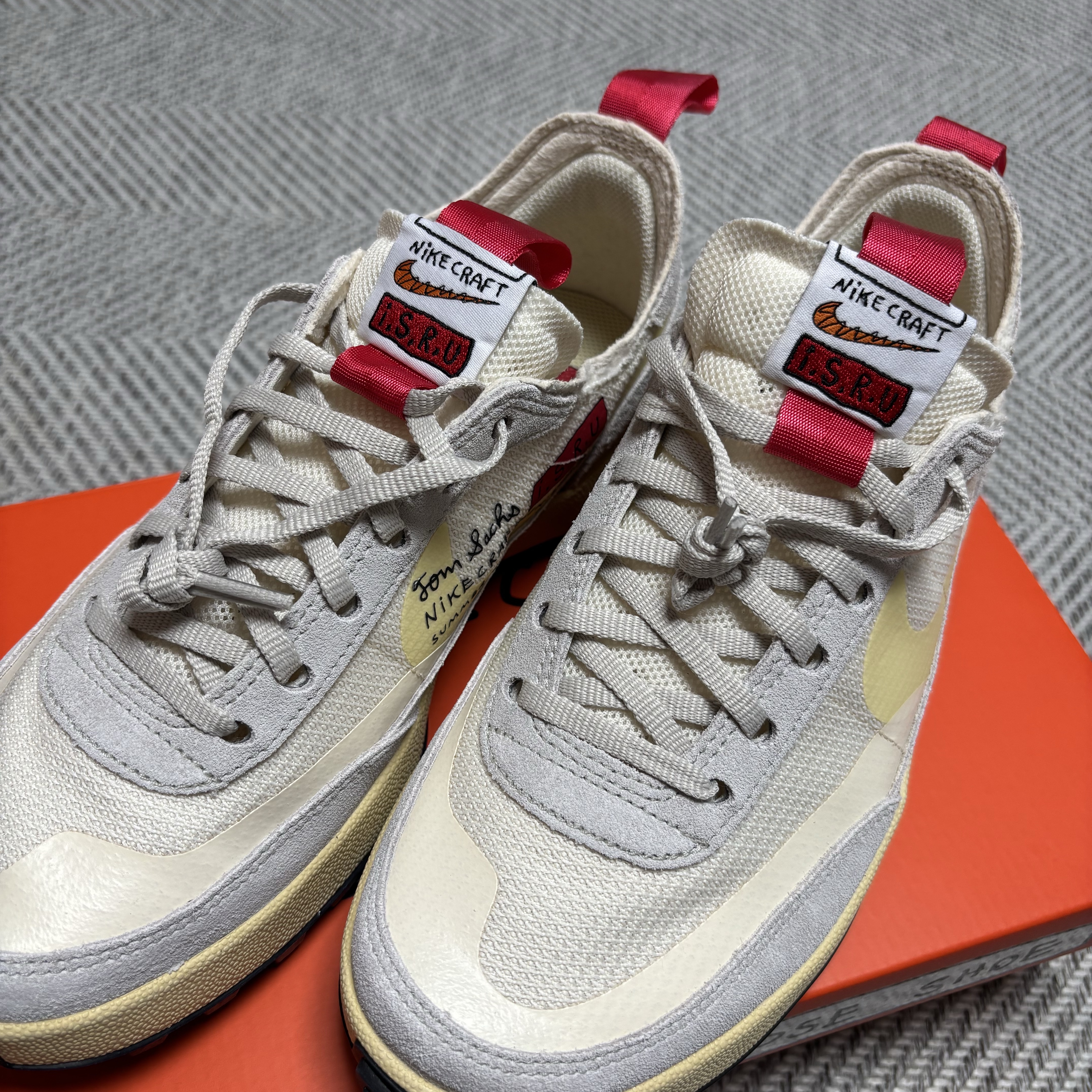 Nike x Tom Sachs General Purpose Shoe Grey Yellow 착용 스타일 - 1
