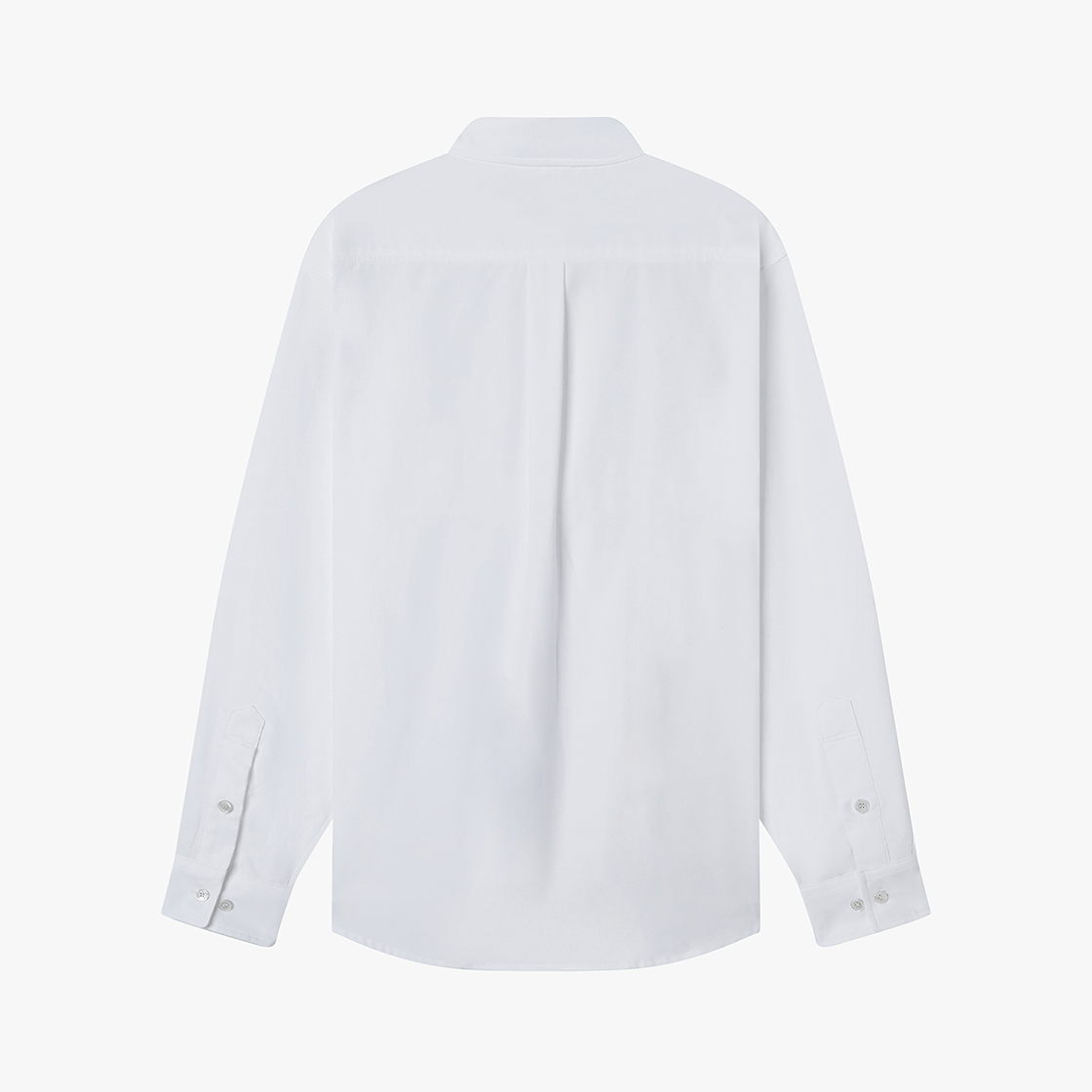 스트레인저 와이드 핏 코튼 셔츠 화이트(Stranger Wide Fit Cotton Shirt (White)) - 2