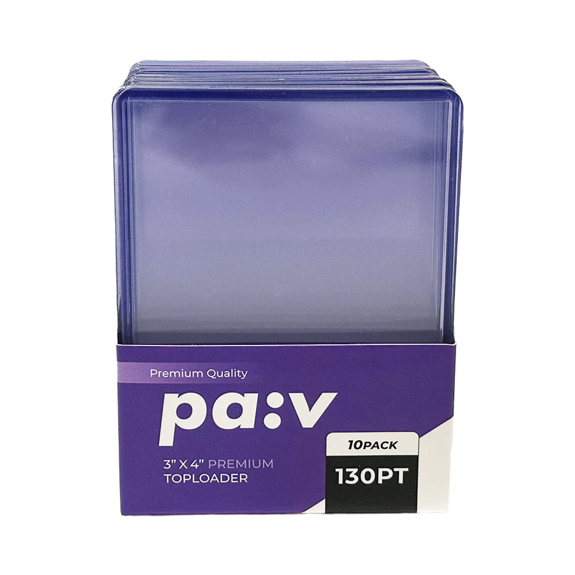 파브 카드탑로더 130PT, 10개(PA:V 130PT Extra-Rigid Top Loaders for Cards (10 Pack))