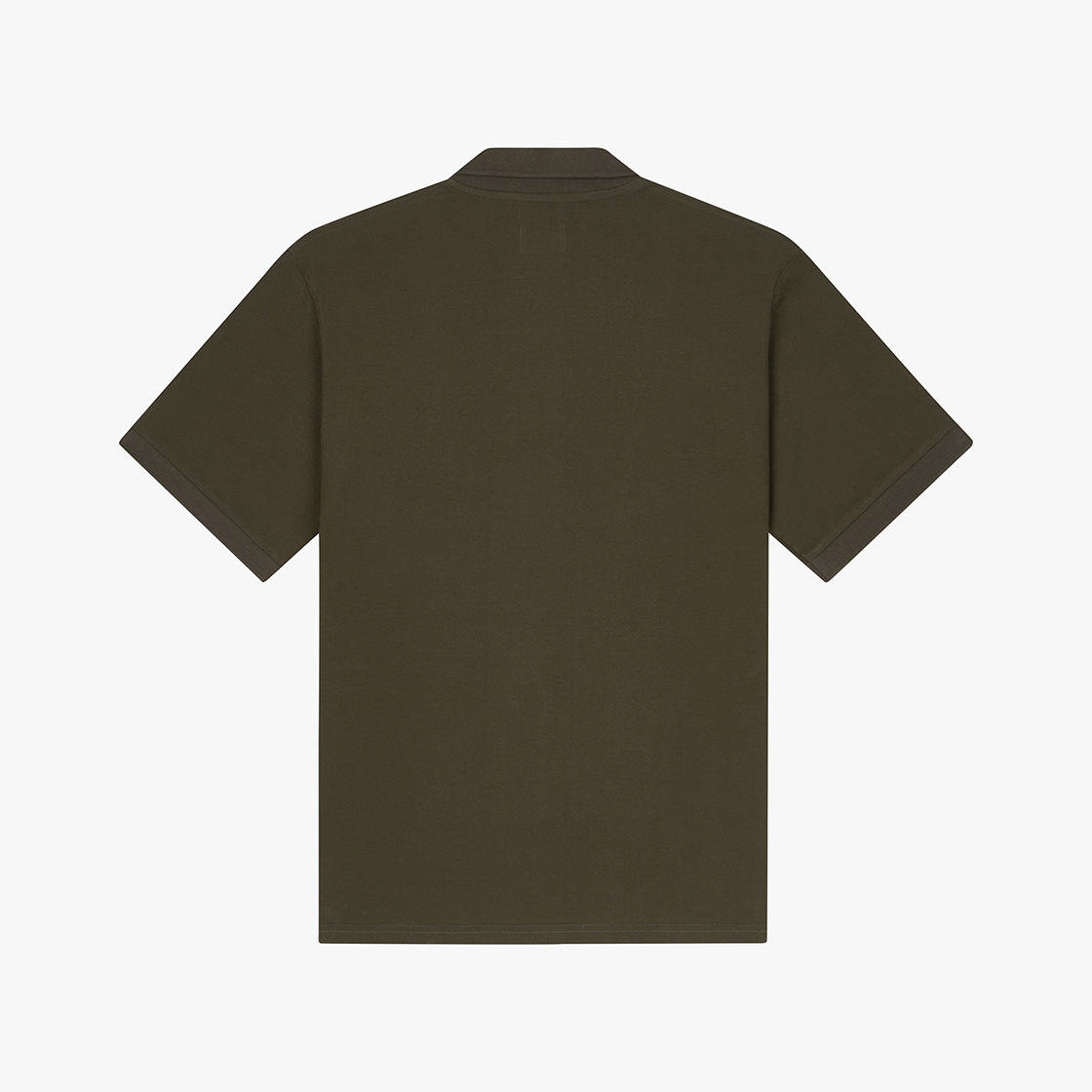 스트레인저 레귤러 핏 실켓 코튼 폴로 셔츠 카키(Stranger Regular Fit Silket Cotton Polo Shirt (Khaki)) - 2