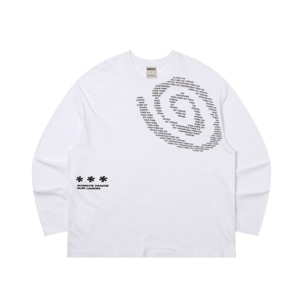 아모우 몰리 쉘 롱슬리브 화이트(AMOU Molly Shell Long Sleeve White)