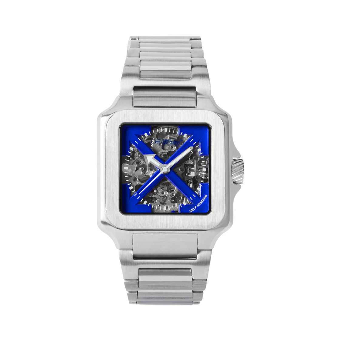 오프화이트 프로토 오토 38mm 워치 실버(Off-White Proto Auto 38mm Watch Silver)