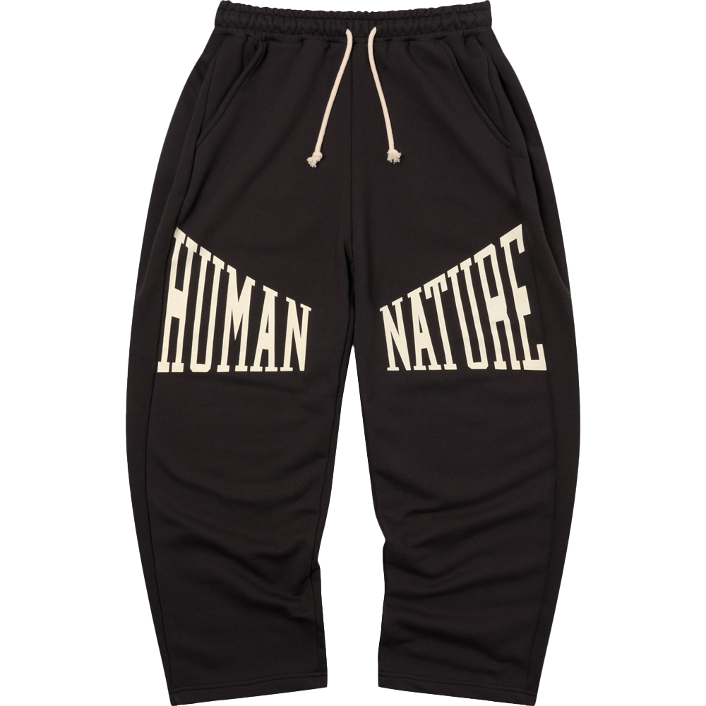 아모우 휴먼 네이처 스웻 팬츠 블랙(AMOU Human Nature Sweat Pants Black)