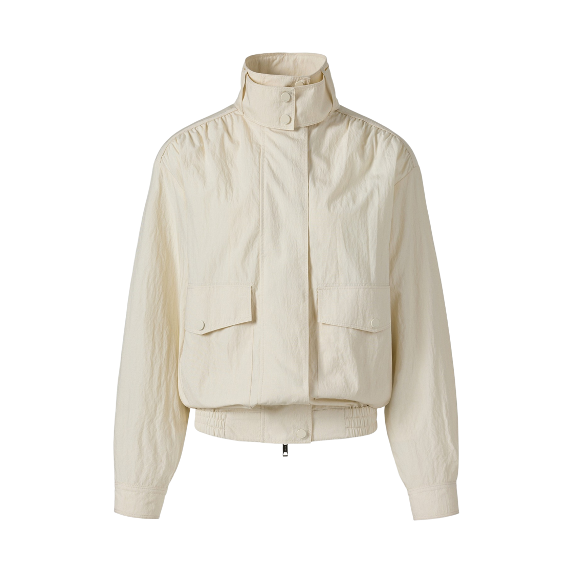 (W) 쿠메 라이트웨이트 오버사이즈 블루종 아이보리((W) KUME Lightweight Oversized Blouson - Ivory) - 1