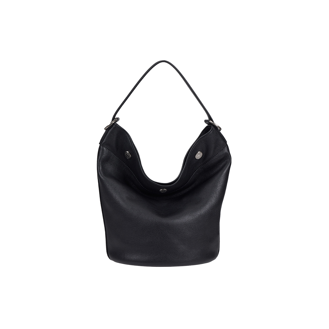 분크 퍼펙 버튼 업 플로우 호보 미듐 블랙(vunque Perfec Button Up Flow Hobo M Black) - 4