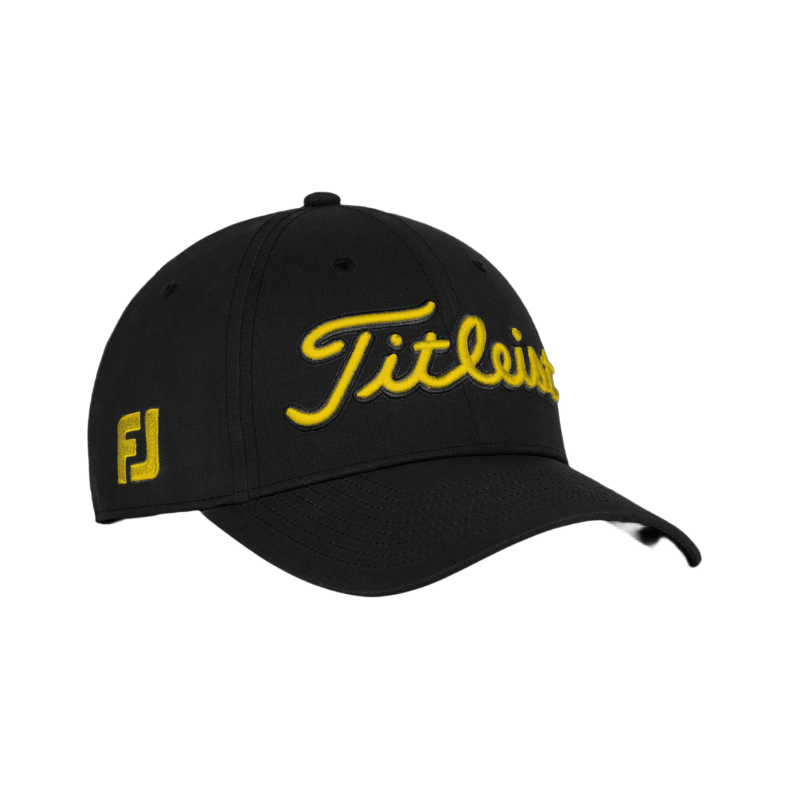 타이틀리스트 투어 포퍼먼스 캡 블랙 옐로우(Titleist Tour Performance Cap Black Yellow) - 2