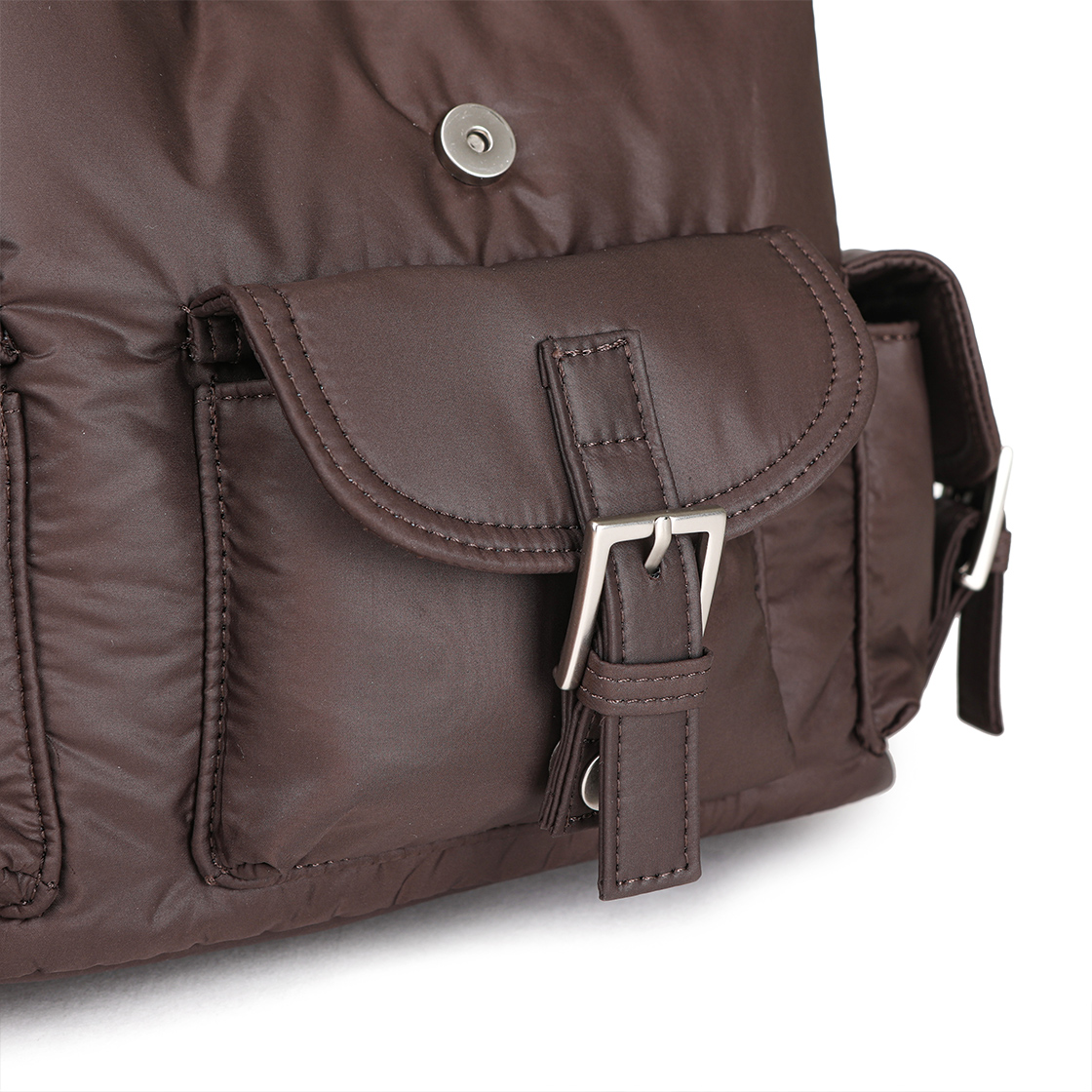 라츠유 노스탤지아 푸키 백팩 다크 브라운(LOTS YOU Nostalgia Pooky Backpack Dark Brown) - 4