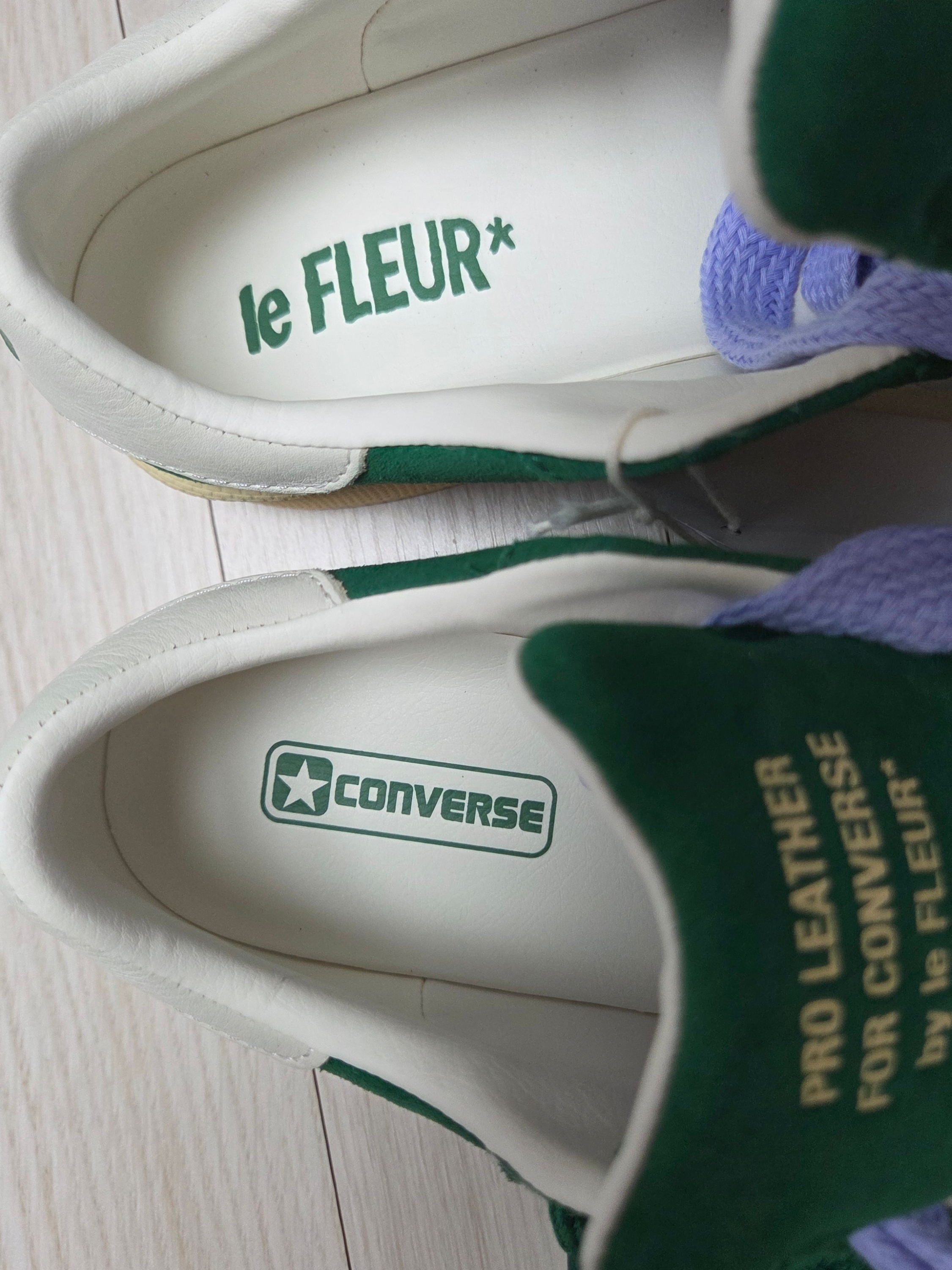 Converse x Golf Le Fleur 1908 Pro Leather Amazon Banana Crepe 착용 스타일 - 3