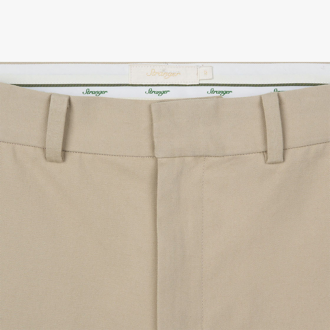 스트레인저 레귤러 핏 클래식 치노 팬츠 베이지(Stranger Regular Fit Classic Chino Pants (Beige)) - 3