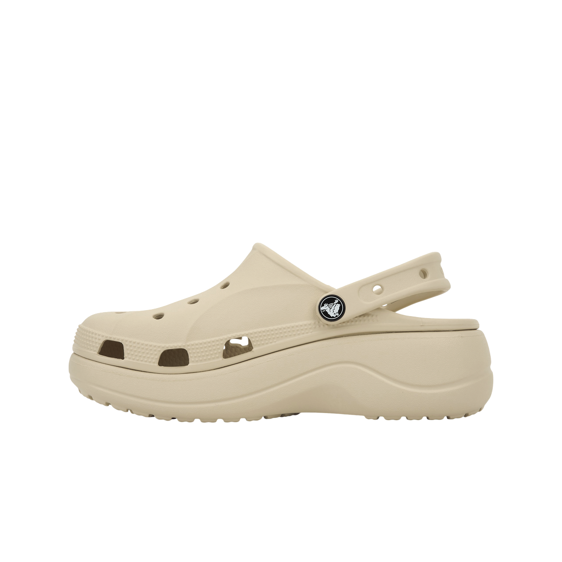 (W) 크록스 바야 플랫폼 클로그 윈터 화이트((W) Crocs Baya Platform Clog Winter White) - 3