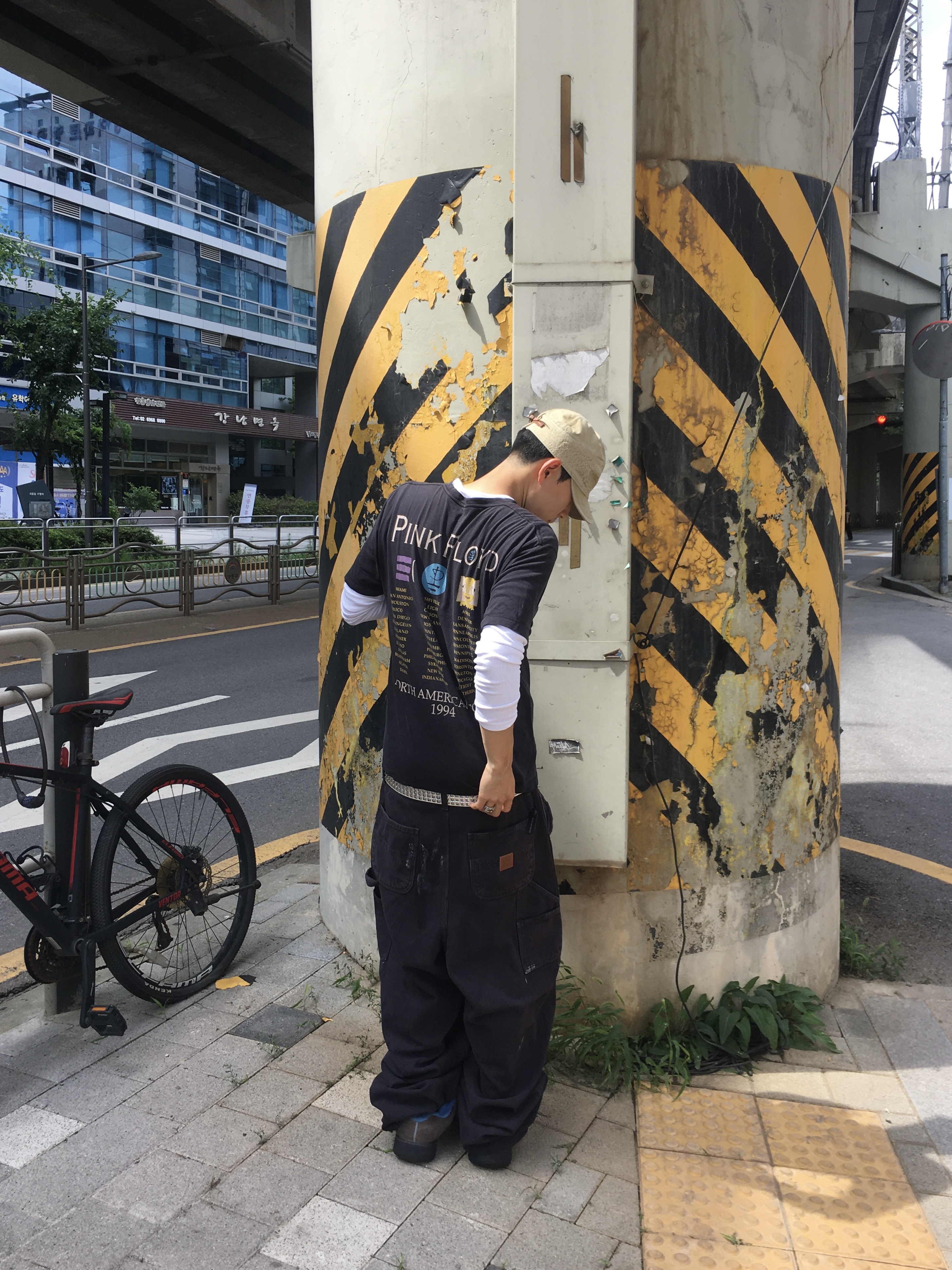 Kapital Chino The Old Man And The Sea Cap Khaki, ERL Vamp Skate Electric Gray 착용 스타일 - 2