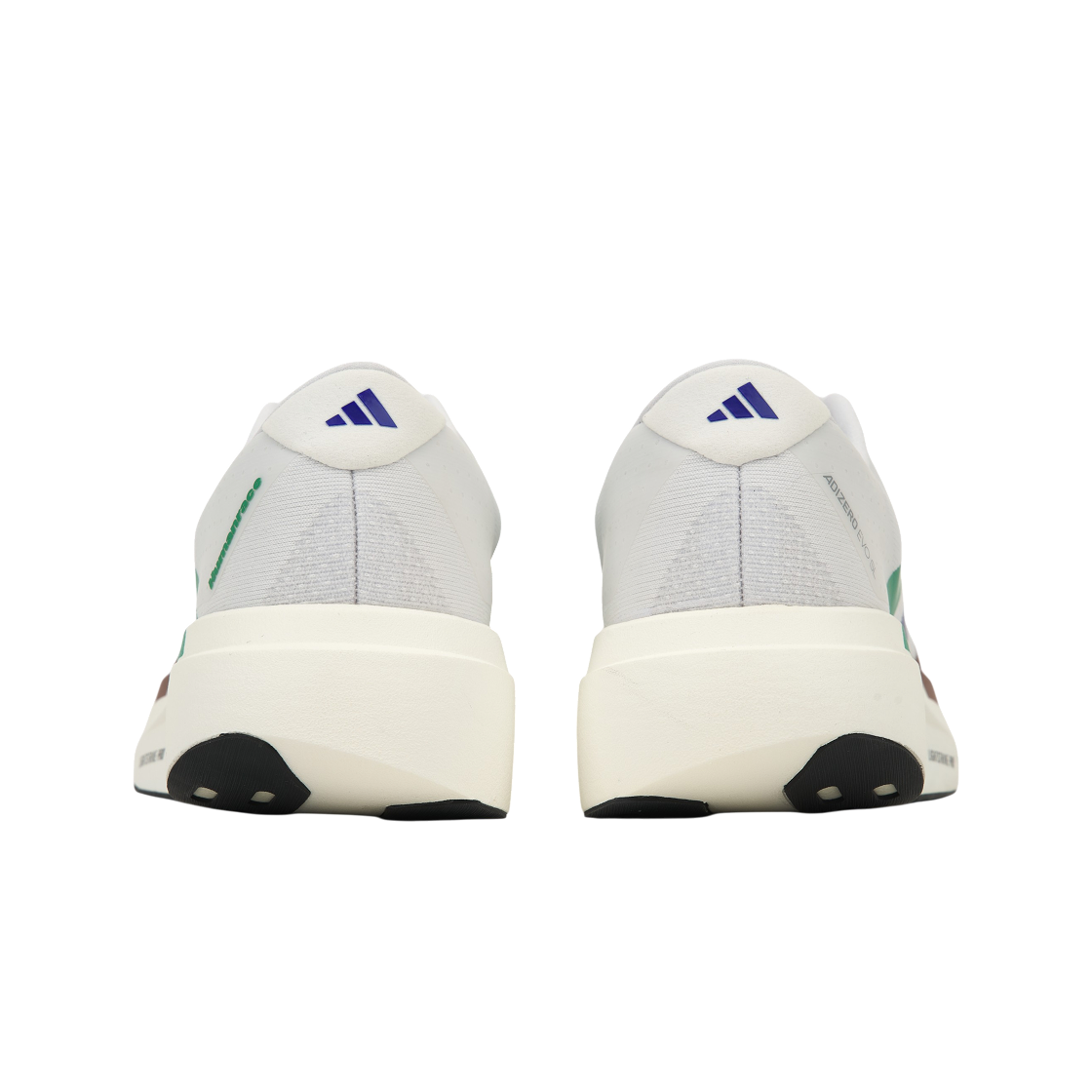아디다스 x 퍼렐 윌리엄스 휴먼레이스 아디제로 아디오스 EVO SL 클라우드 화이트 세미 코트 그린(Adidas x Pharrell Williams Humanrace Adizero Adios EVO SL Cloud White Semi Court Green) - 6