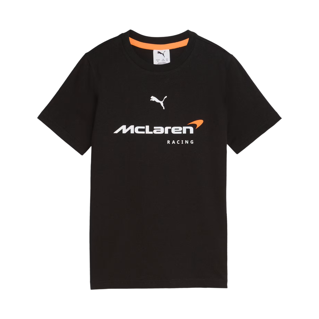 (Kids) 맥라렌 x 푸마 레이싱 로고 티셔츠 푸마 블랙((Kids) McLaren x Puma Racing Logo T-Shirt Puma Black) - 1