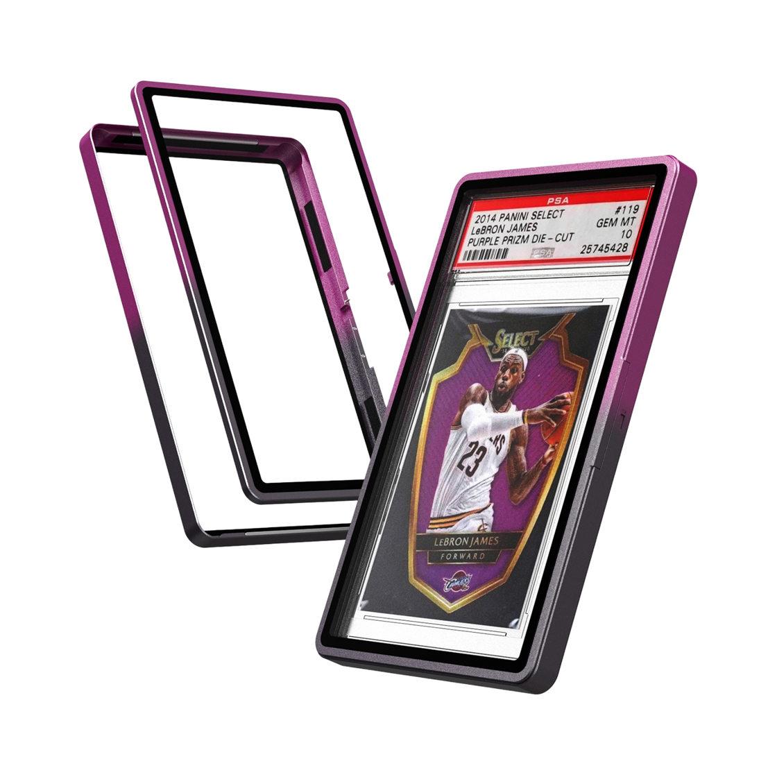 파브 PSA등급 그라데이션 스냅케이스 35PT 블랙퍼플(PA:V PSA Gradient Snap Case 35PT, Black Purple) - 1