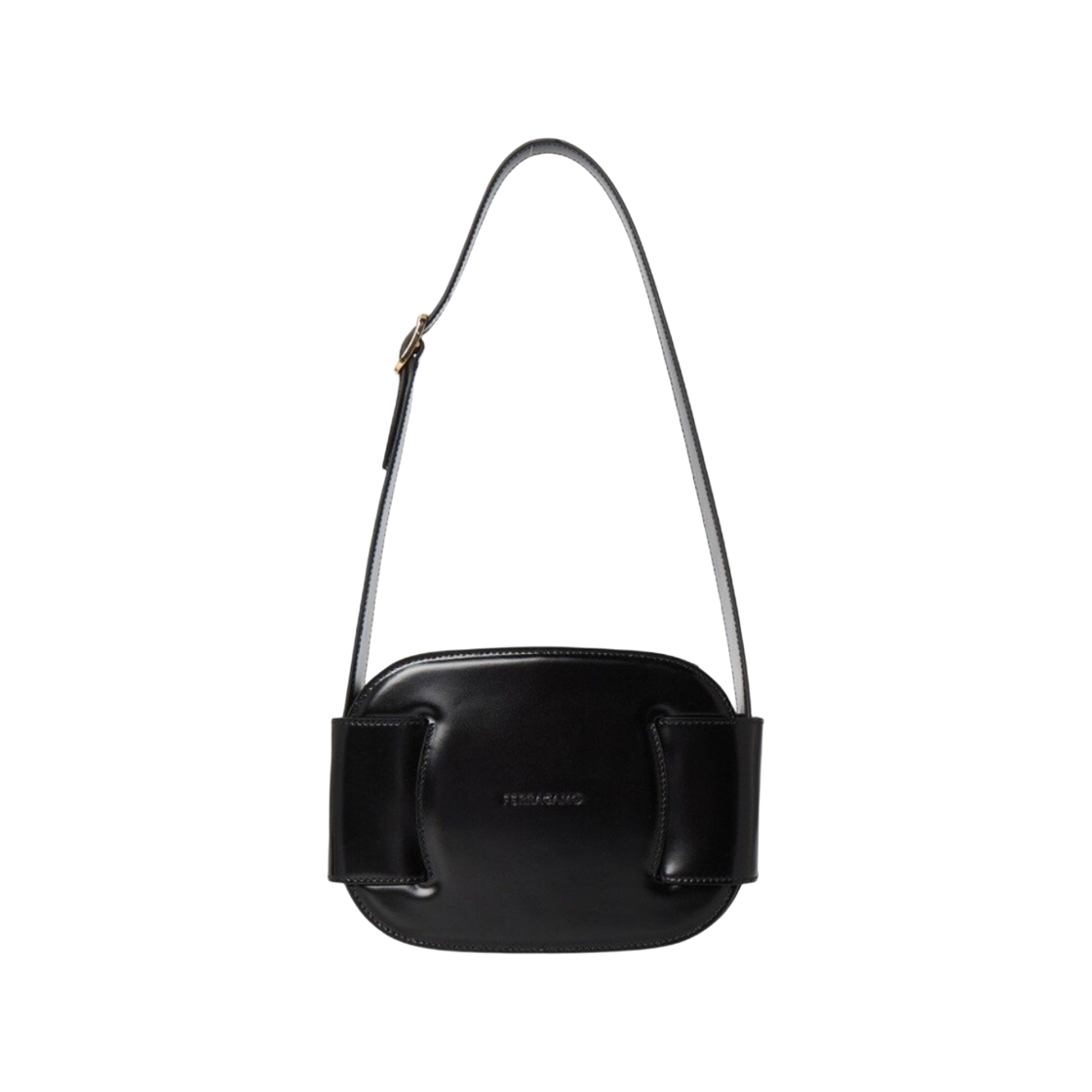 페라가모 레더 미니백 블랙(Ferragamo Leather Mini Bag Black) - 1