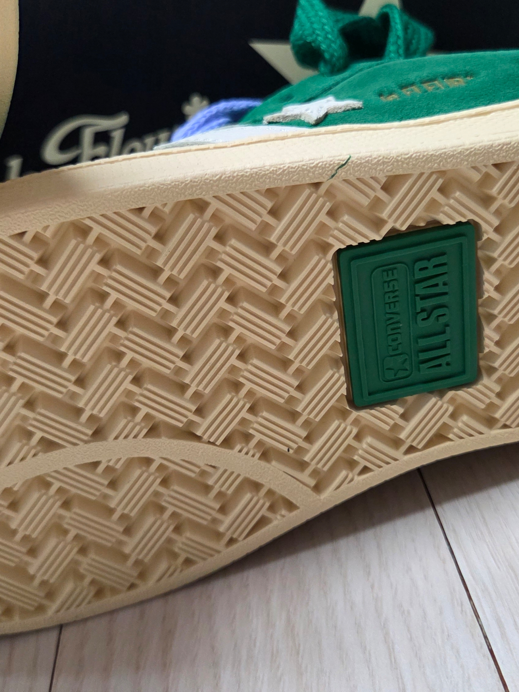 Converse x Golf Le Fleur 1908 Pro Leather Amazon Banana Crepe 착용 스타일 - 5